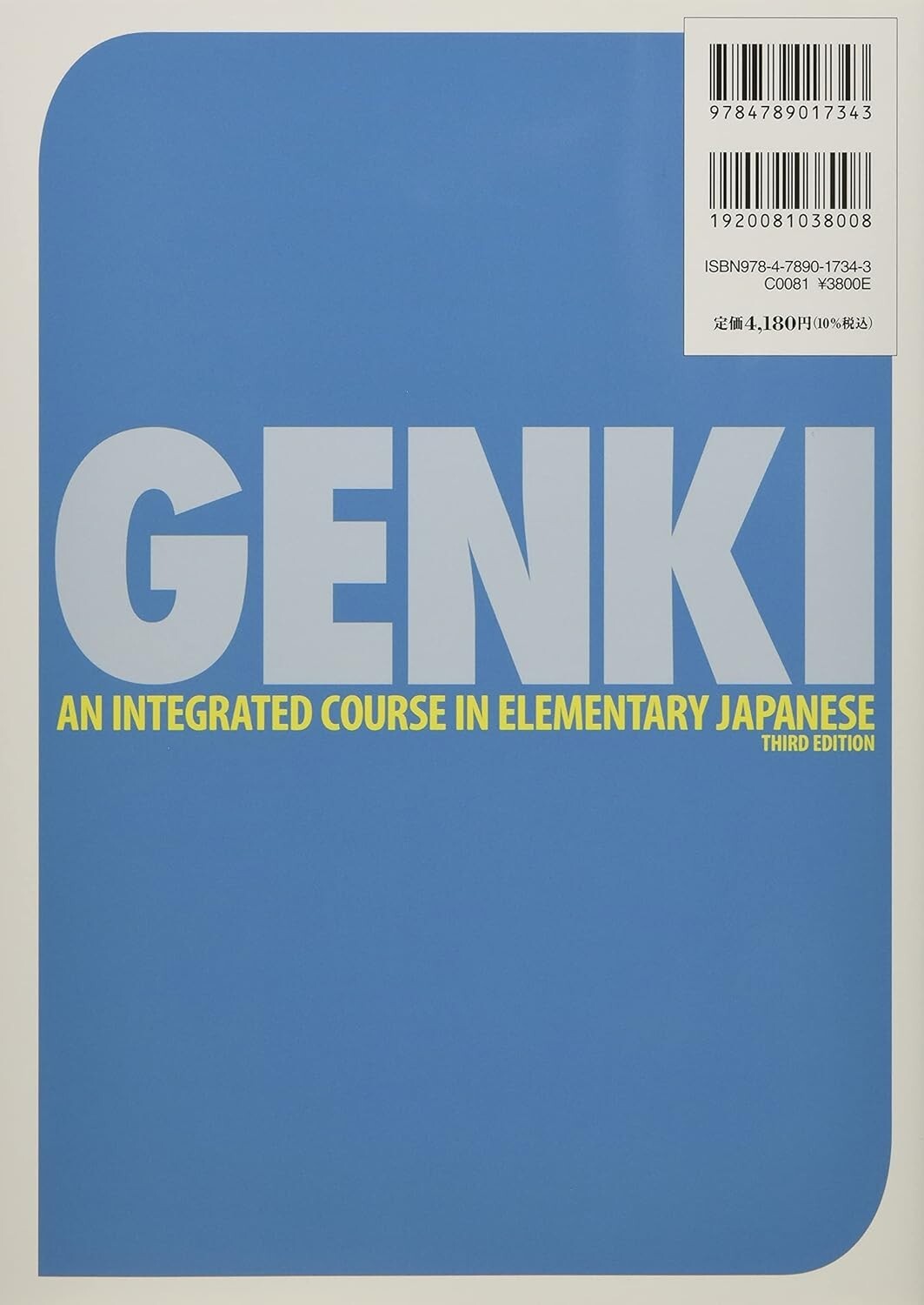GENKI An Integrated Course in Elementary Japanese Textbook Workbook Ansewr New