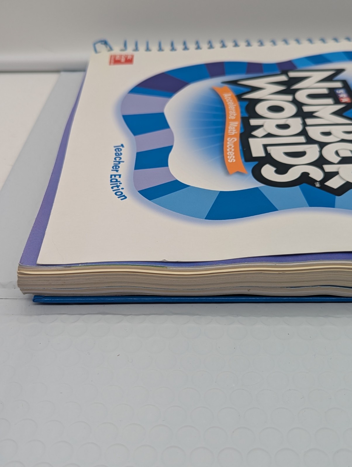 SRA NUMBER WORLDS Accelerate Math Success Level F TEACHER EDITION (2015) Used