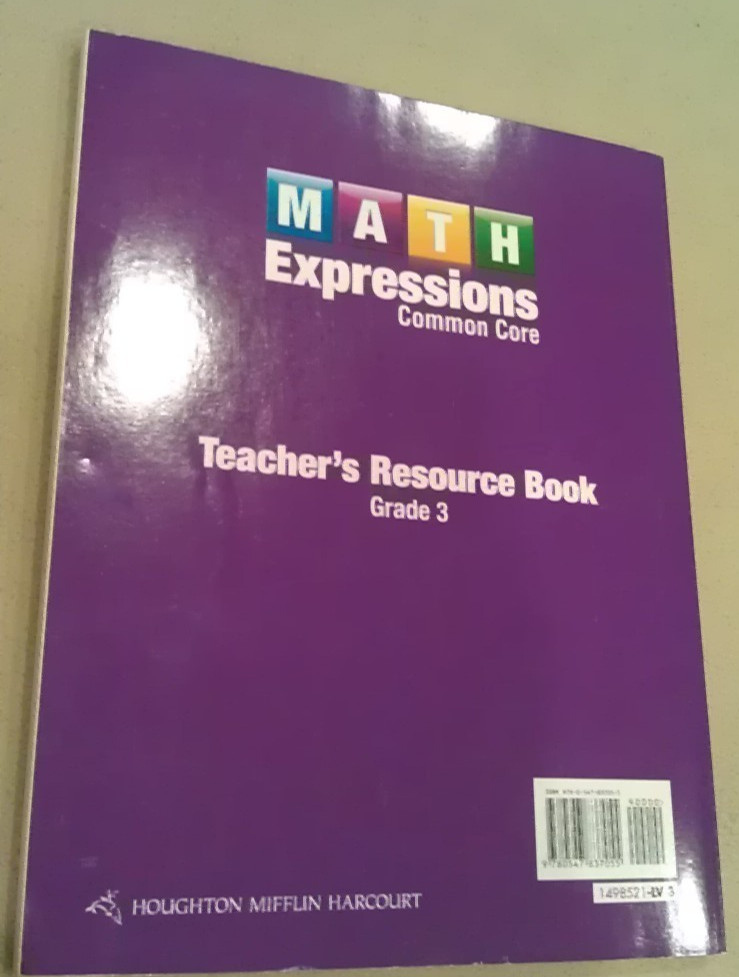 Math Expressions Common Core Teacher Edition Grade 3 Vol 1 & 2 + Resource Books