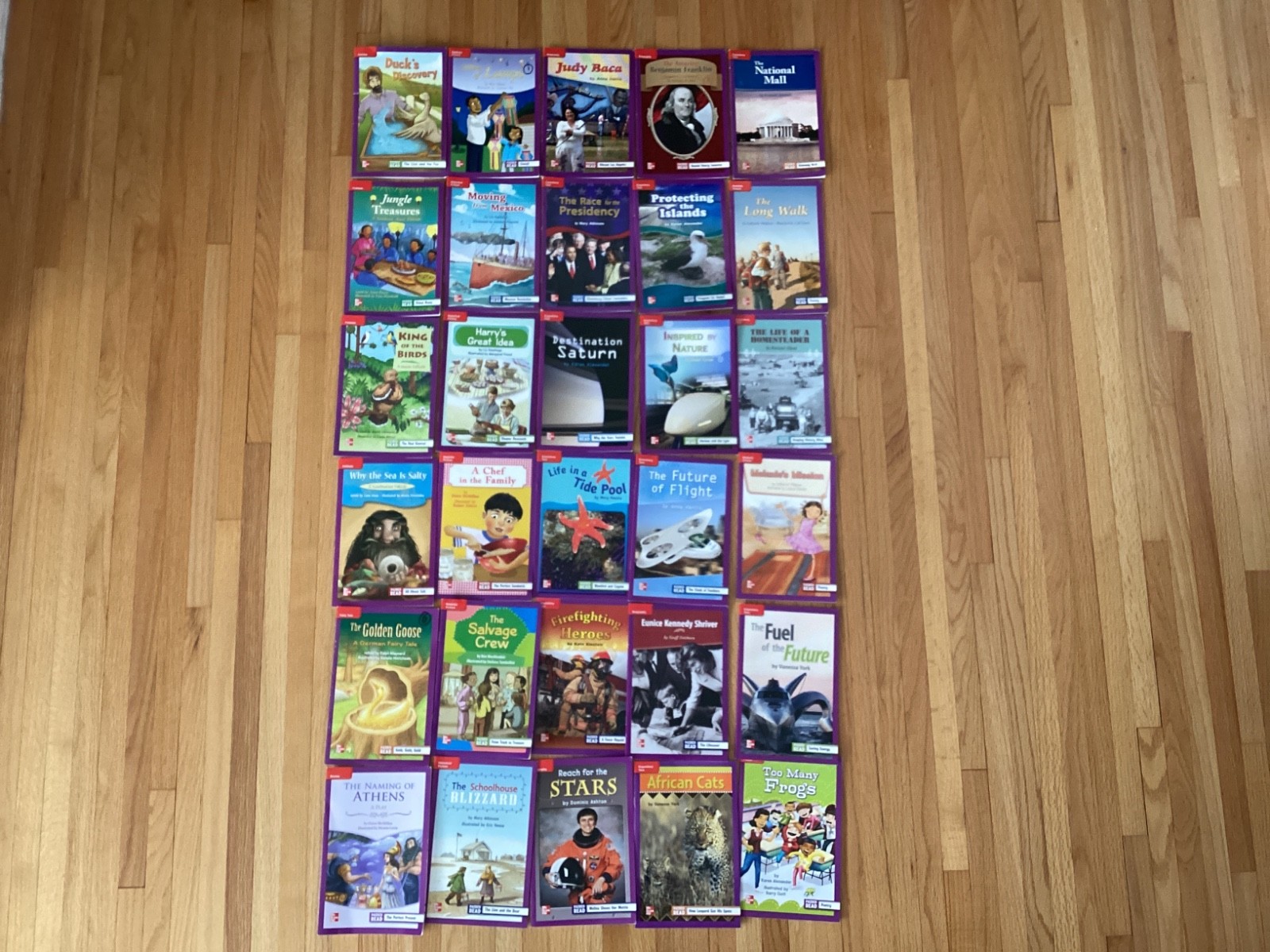 MCGRAW HILL WONDERS LEVELED READERS / GRADE 3 / ELL / 30 BOOKS