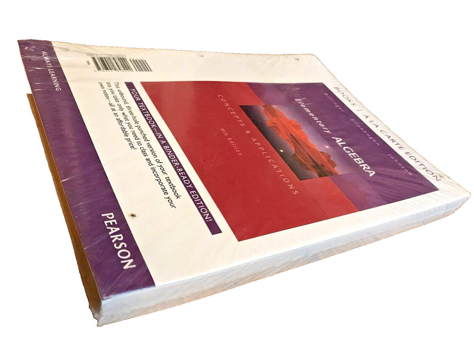 Pearson Elementary Algebra Concepts Applications Study Guide Math tutor college