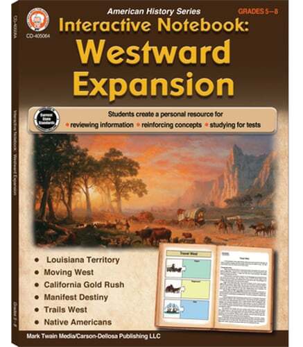 Interactive Notebook: Westward Expansion Resource Book, Grades 5 – 8 by Cameron