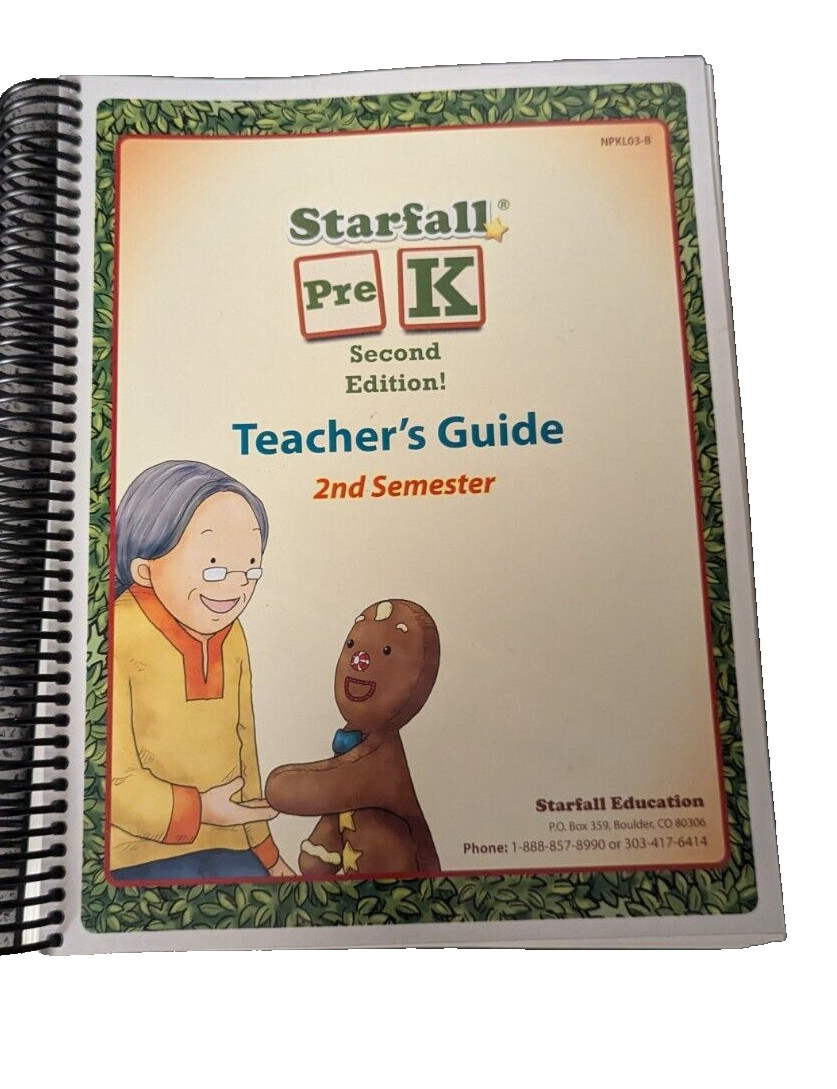 2020 STARFALL Pre K 2nd Semester 2nd Edition Teacher’s Guide