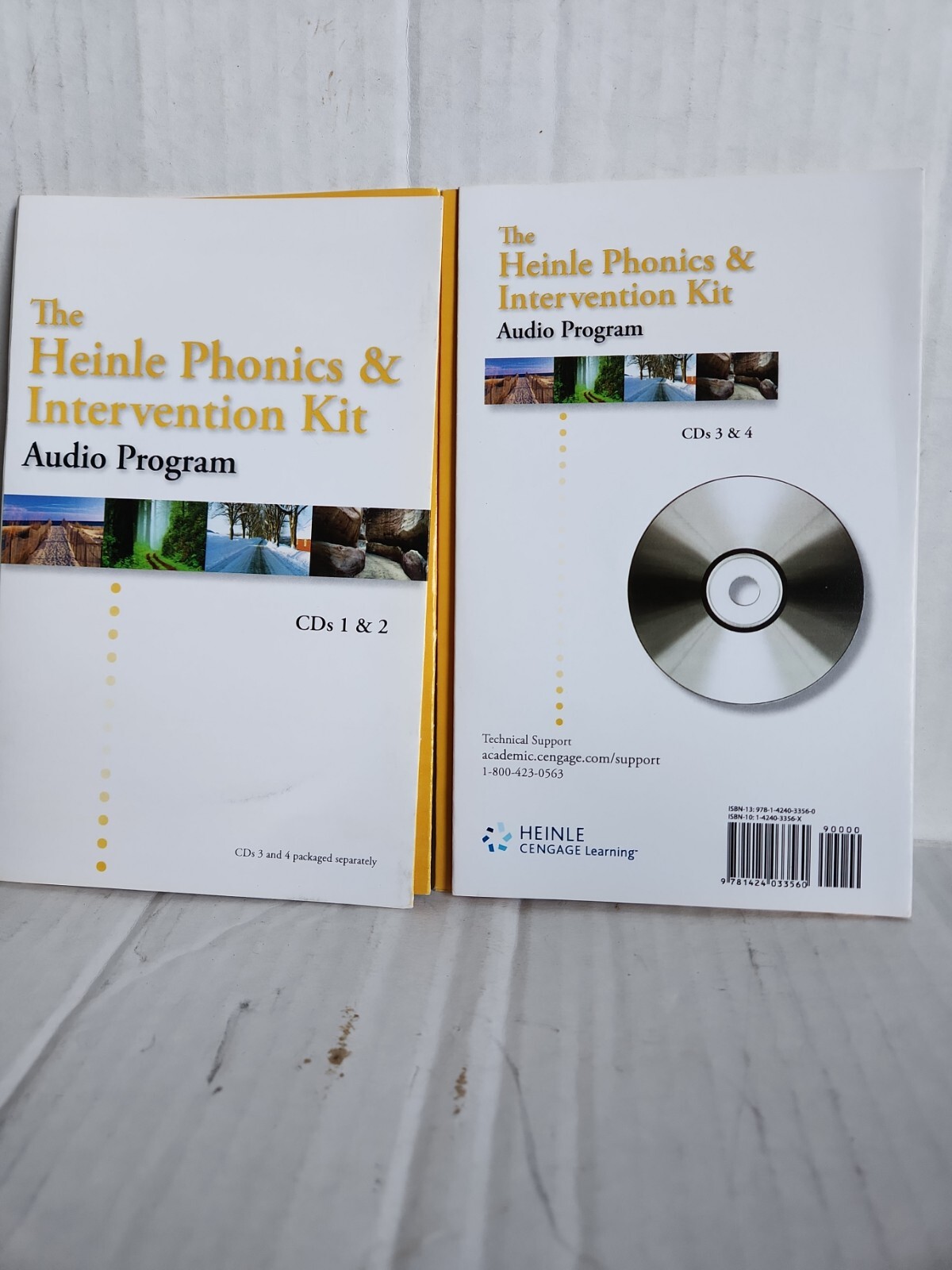 The Heinle Phonics and Intervention Kit Audio Program CDs 1 & 2 3 & 4
