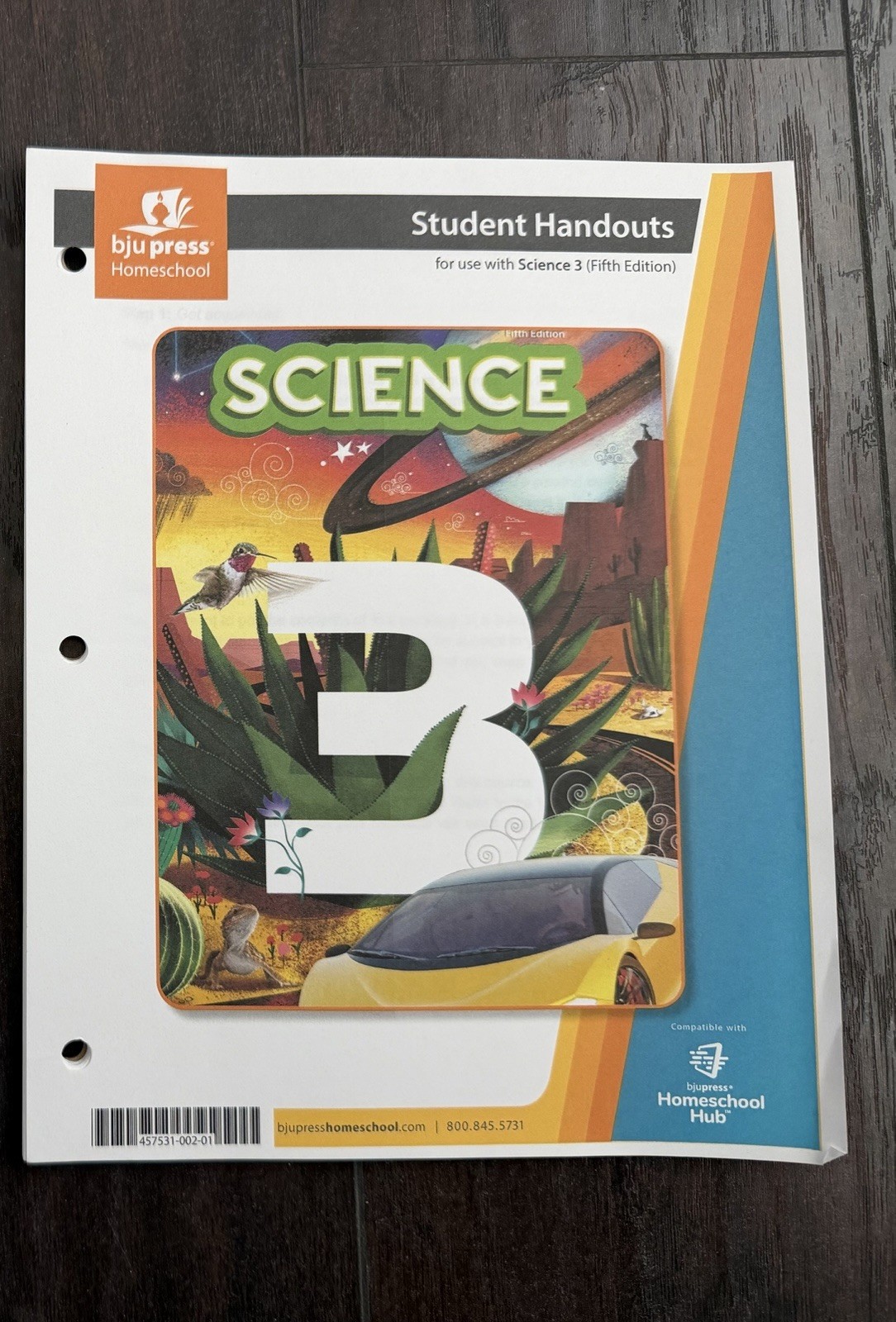 BJU Press Science 3 Student Handouts 5th Edition Homeschool Grade 3