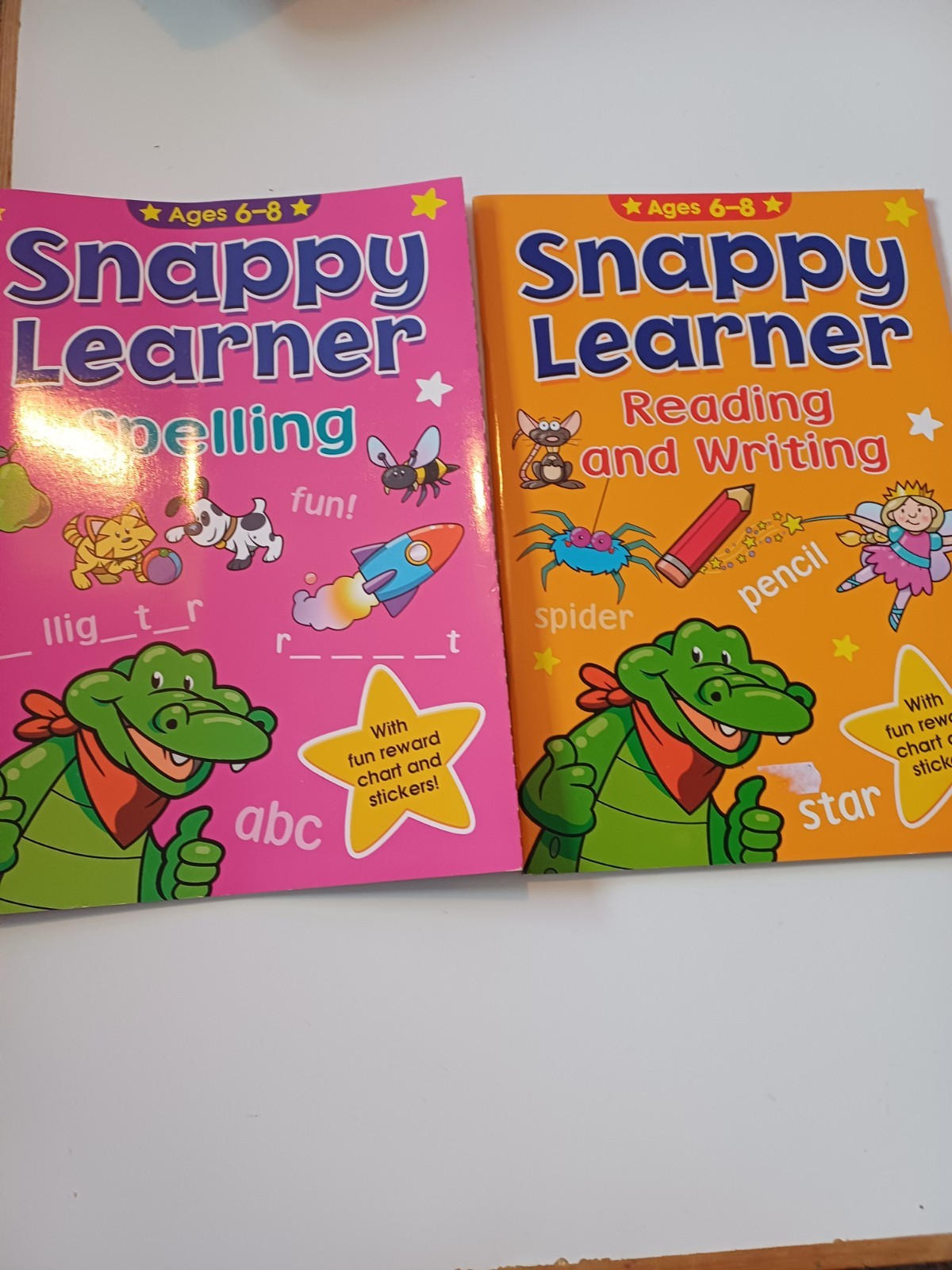 Snappy Learner: Maths / English Spelling Ages 6-8 Years School Reward Chart