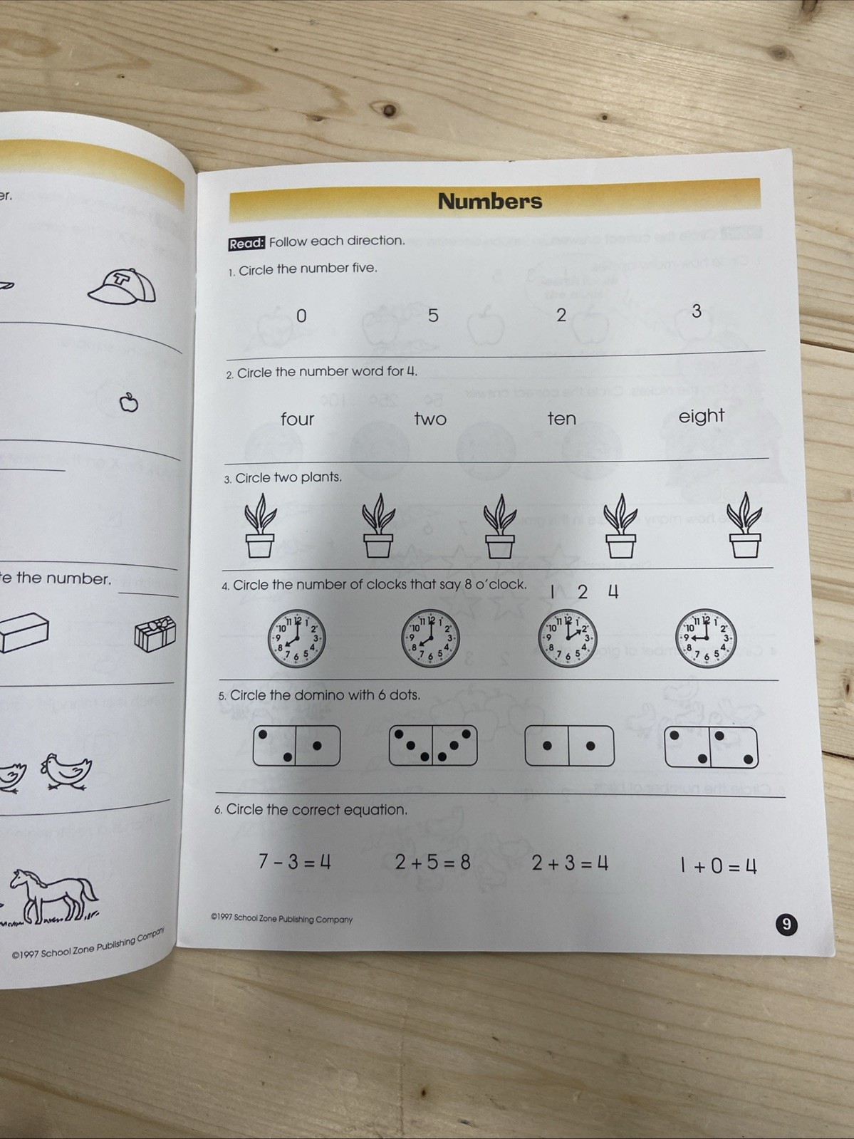 Test Success Math Grades 1-2 School Zone
