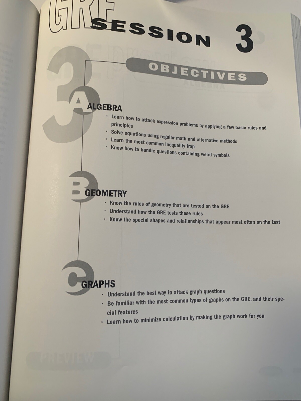 GRE Math Lesson Book & Math Resource Book 1st Edition Kaplan (u)