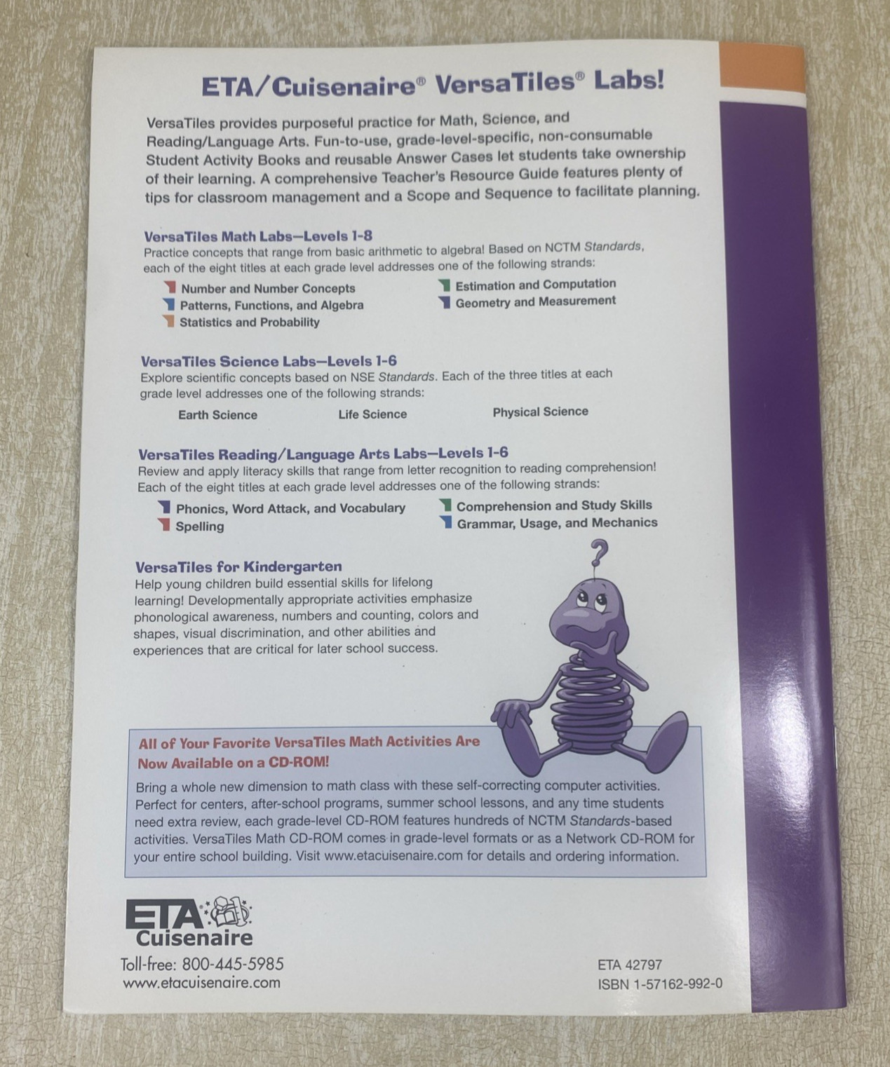 Versa Tiles Middle Grades Problem Solving Activities Teacher Resource Guide