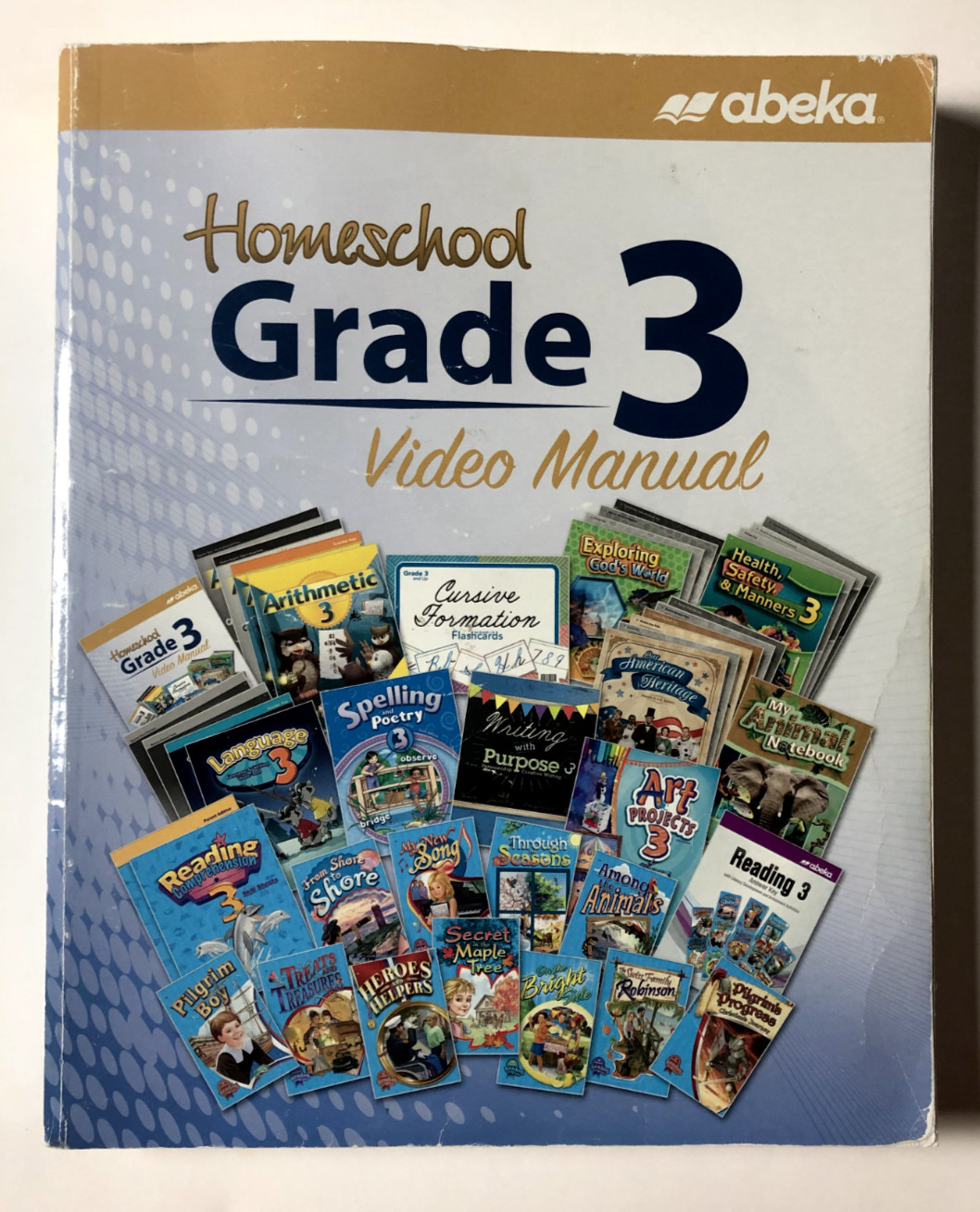 ABeka 3rd Grade 3 Video Manual Daily Lesson Guide All Subjects Current