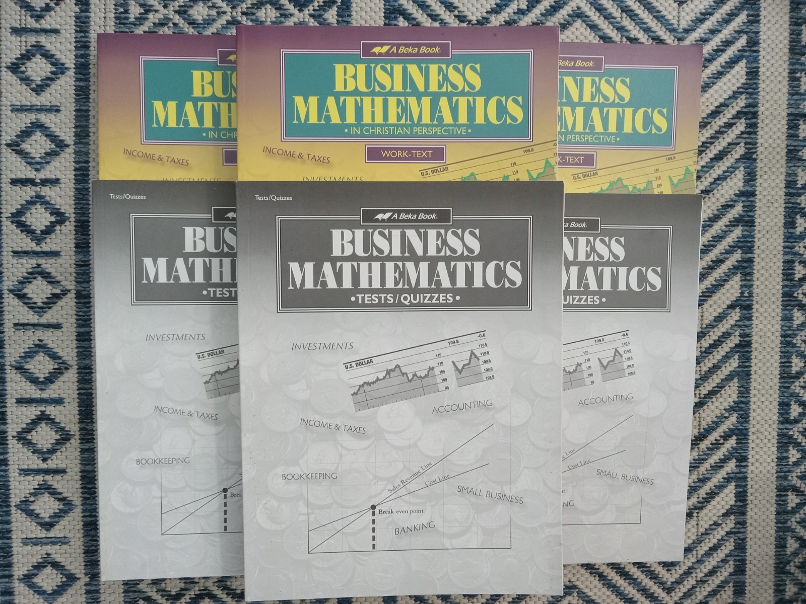 Abeka 10th – 12th Grades Business Mathematics Homeschool Student Kit, Like New