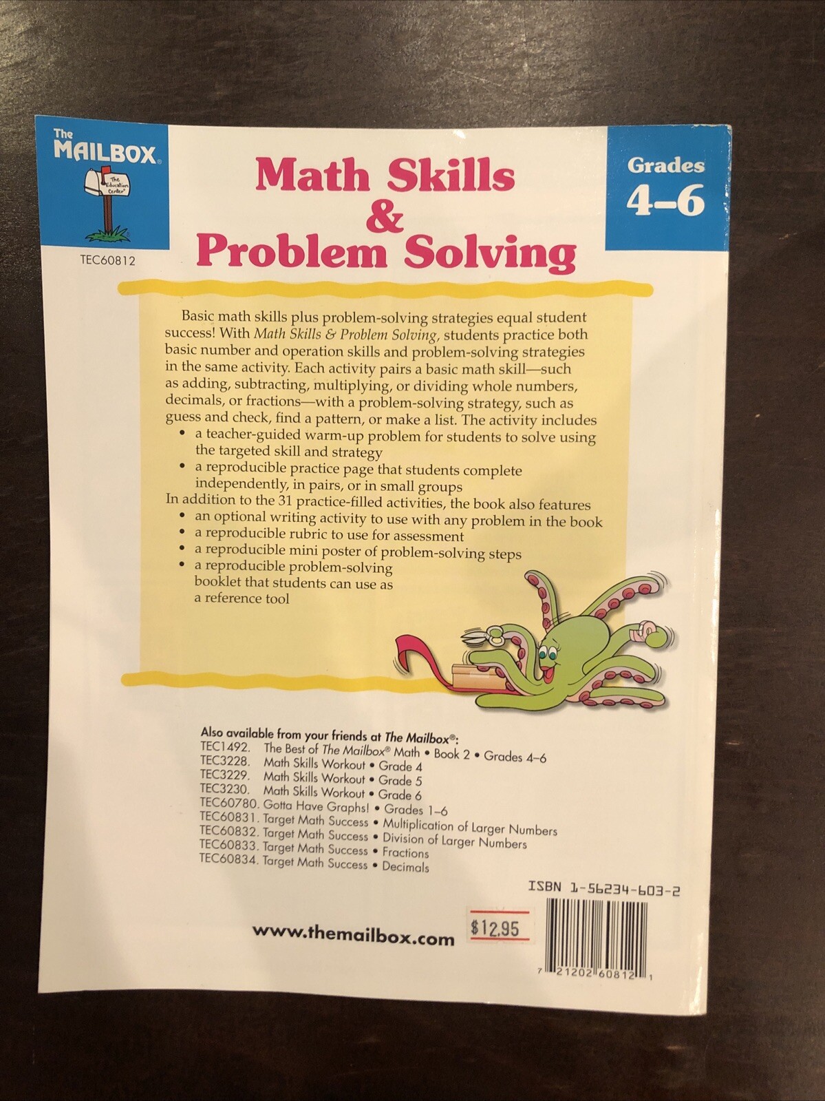 Math Skills & Problem Solving Grades 4-6 by The Mailbox Books Staff
