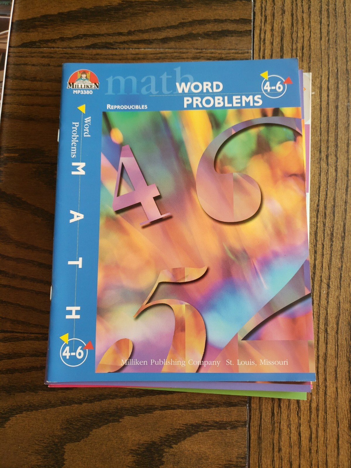 Math & English Workbooks Late Elementary Grade 4-6 Bundle 8 pc by Milliken New