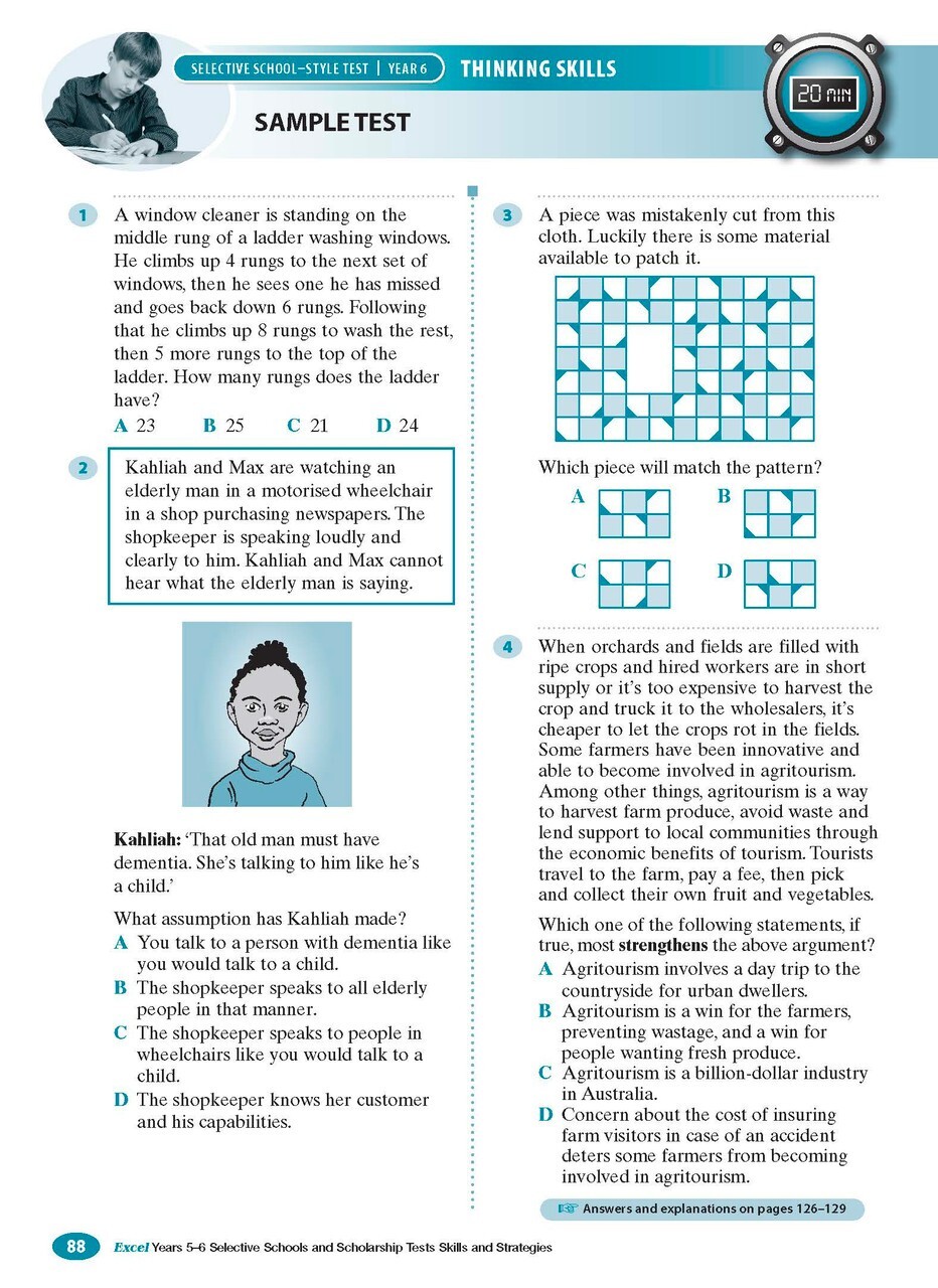 Excel Test Skills Selective Schools & Scholarship Tests Skills & Strategies 2023