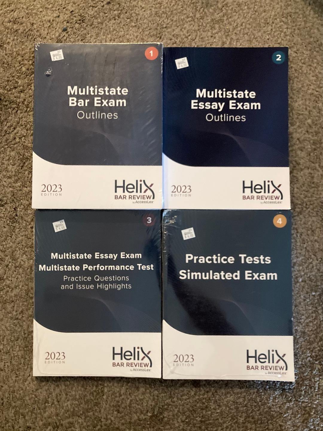 Helix Bar Review 2023 Edition Set 1-4, Three are New in Shrink Wrap