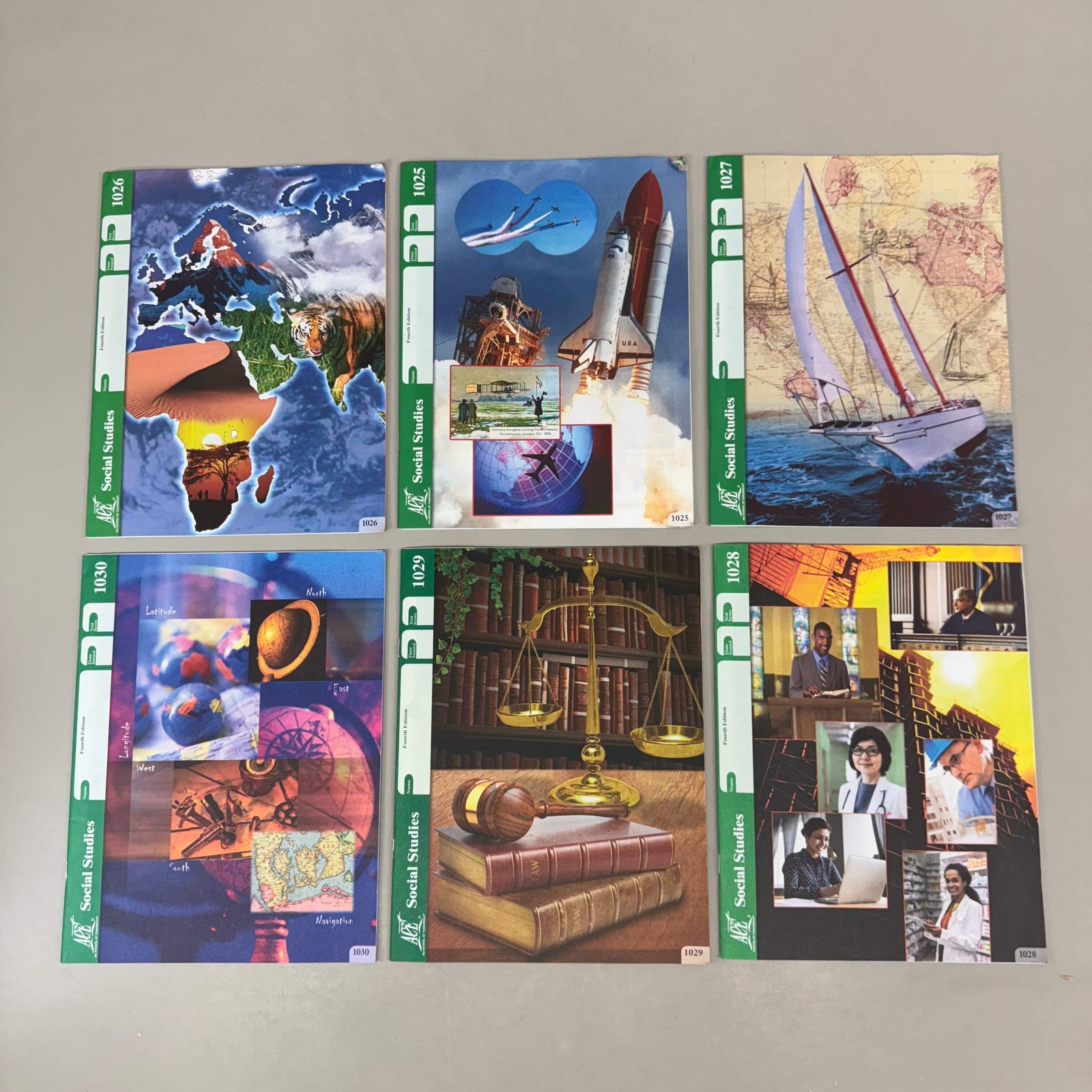 ACE PACES (12 Pack) Grade 3 Social Studies 1025-1036 (Fourth Edition) Homeschool