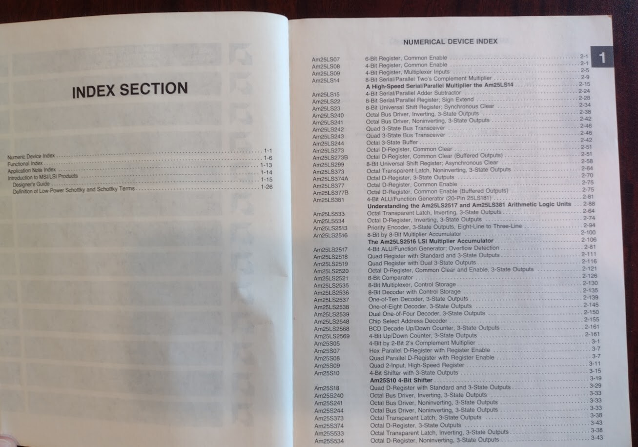 1981 Advanced Micro Devices Bipolar Microprocessor Logic and Interface Data Book