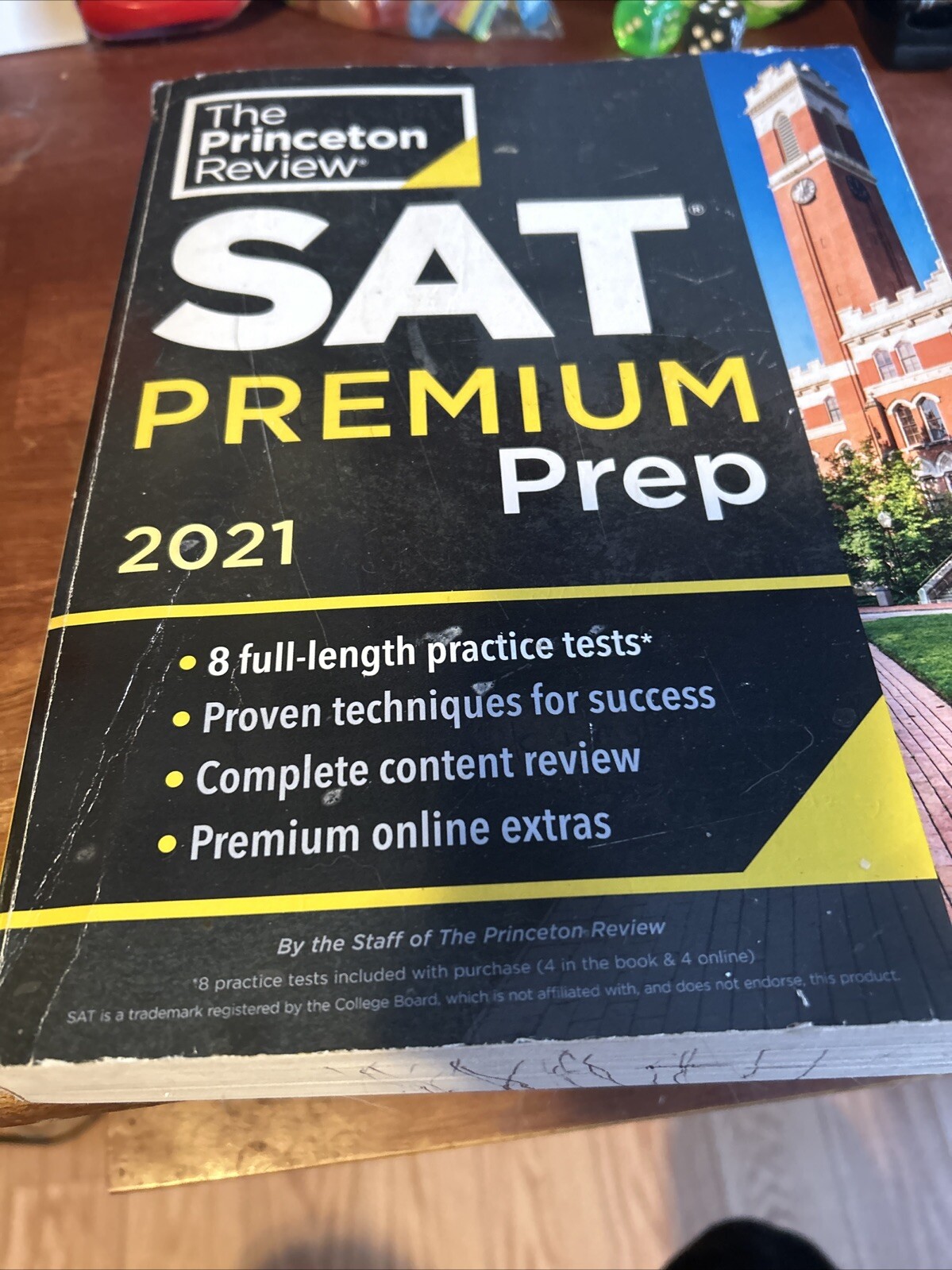 SAT Premium Prep 2021 Textbook with helpful practice tests