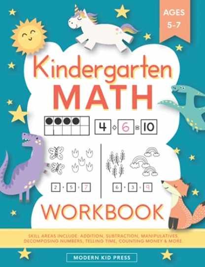 Kindergarten Math Workbook: – Paperback, by Press Modern Kid – Very Good t