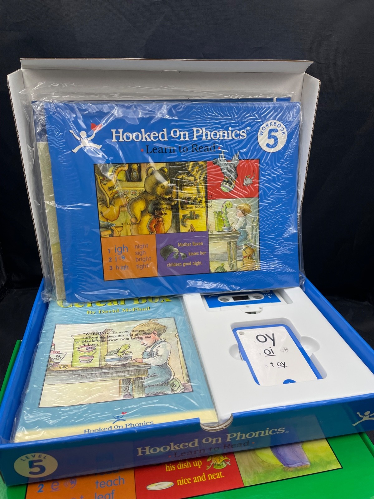 Hooked On Phonics Learn To Read Levels 3~4~5 Complete Sets NEW cassette tape