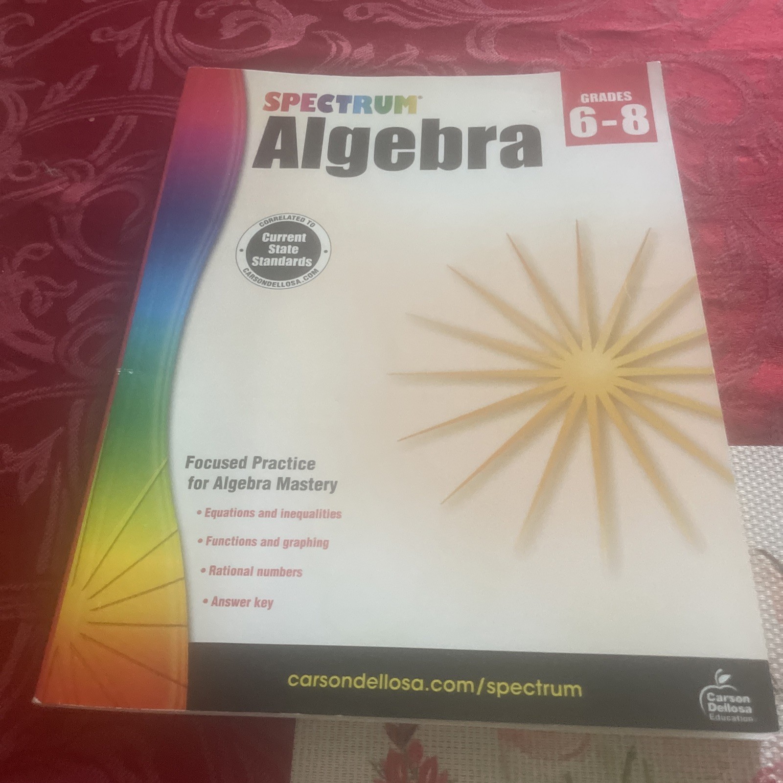 Spectrum Algebra 1 Workbook Ages 11-14, Grades 6-8, Algebra/Pre-Algebra
