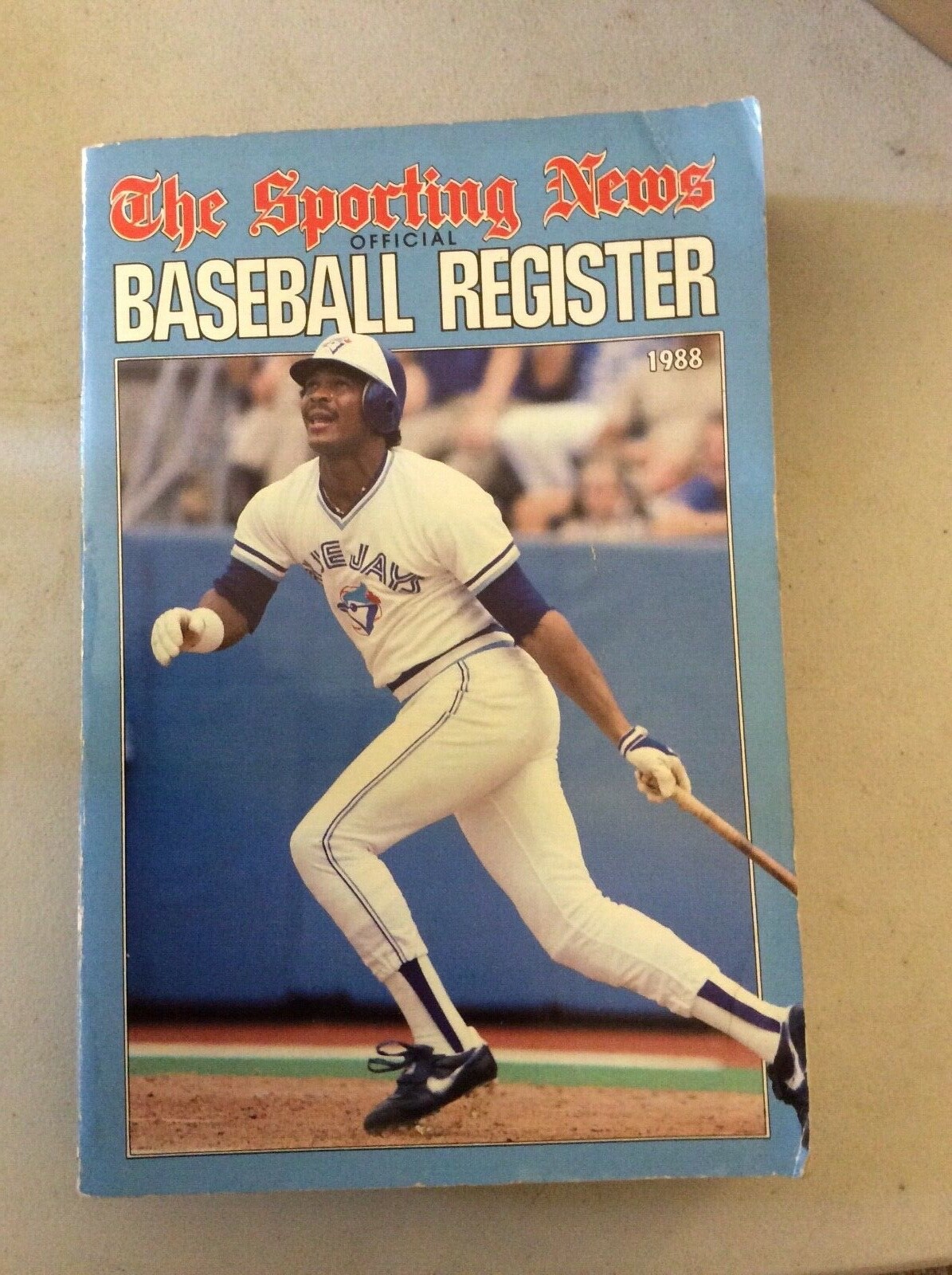The Sporting News Official Baseball Register 1988 with George Bell on the cover!