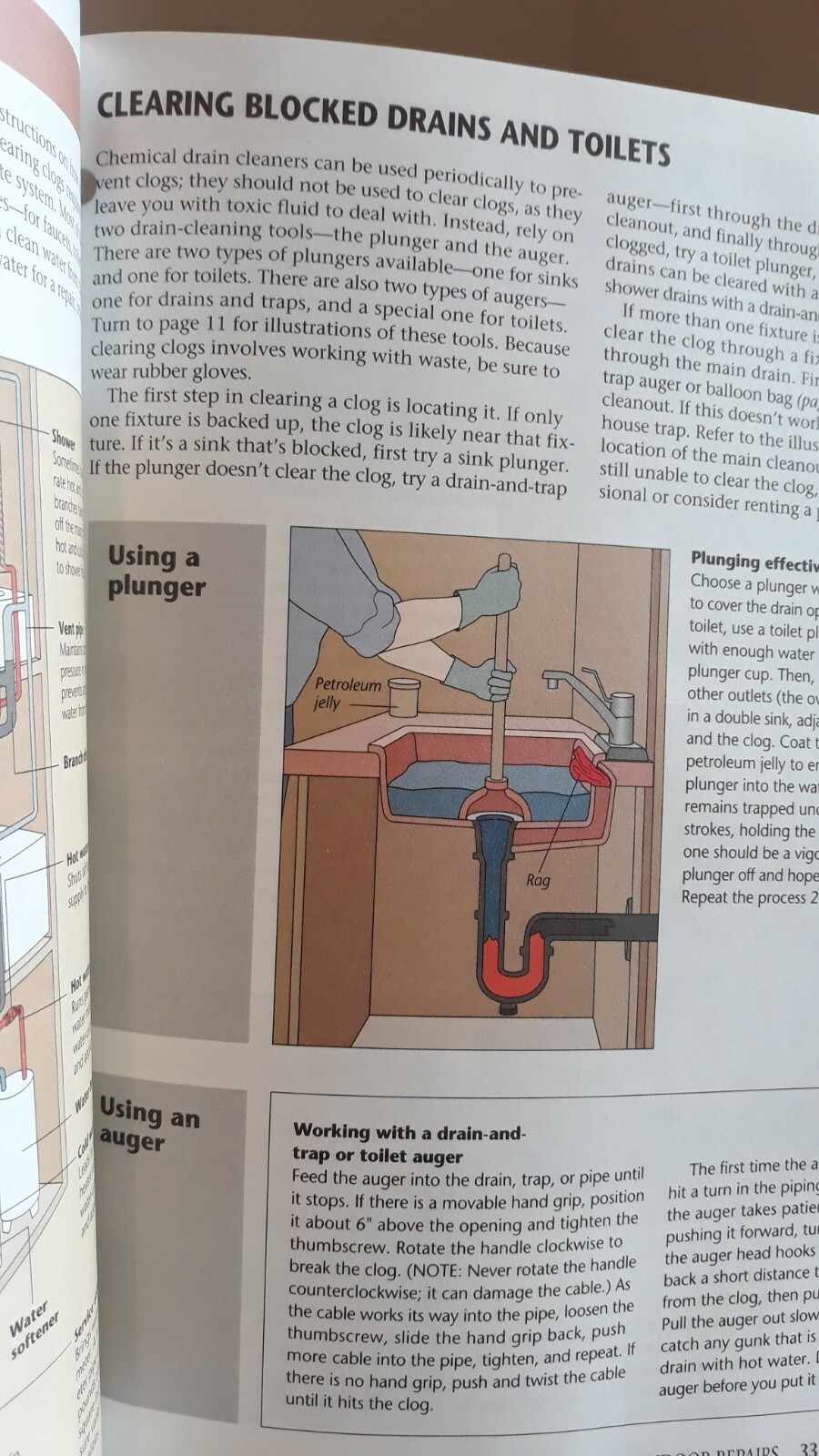 Basic Home Repairs Guide Book by: Sunset 5th printing 1998