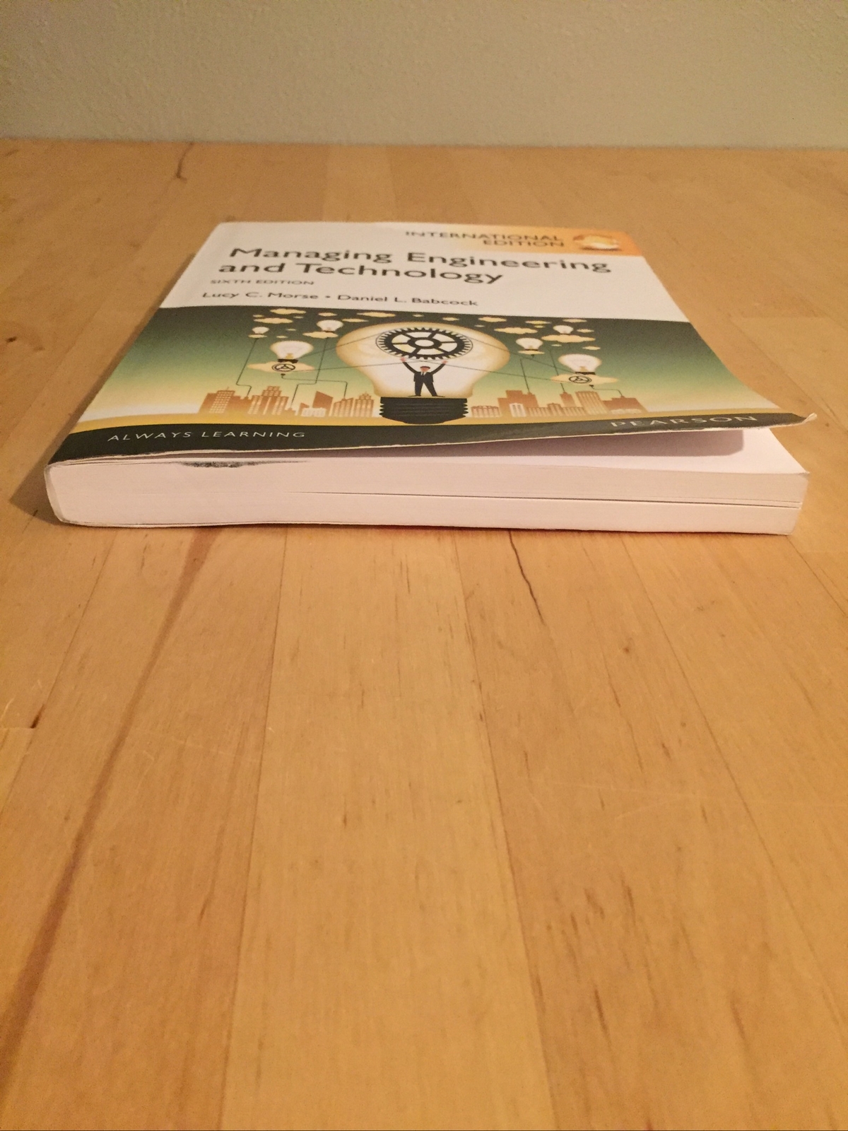 Managing Engineering and Technology, International Edition by Daniel L Babcock