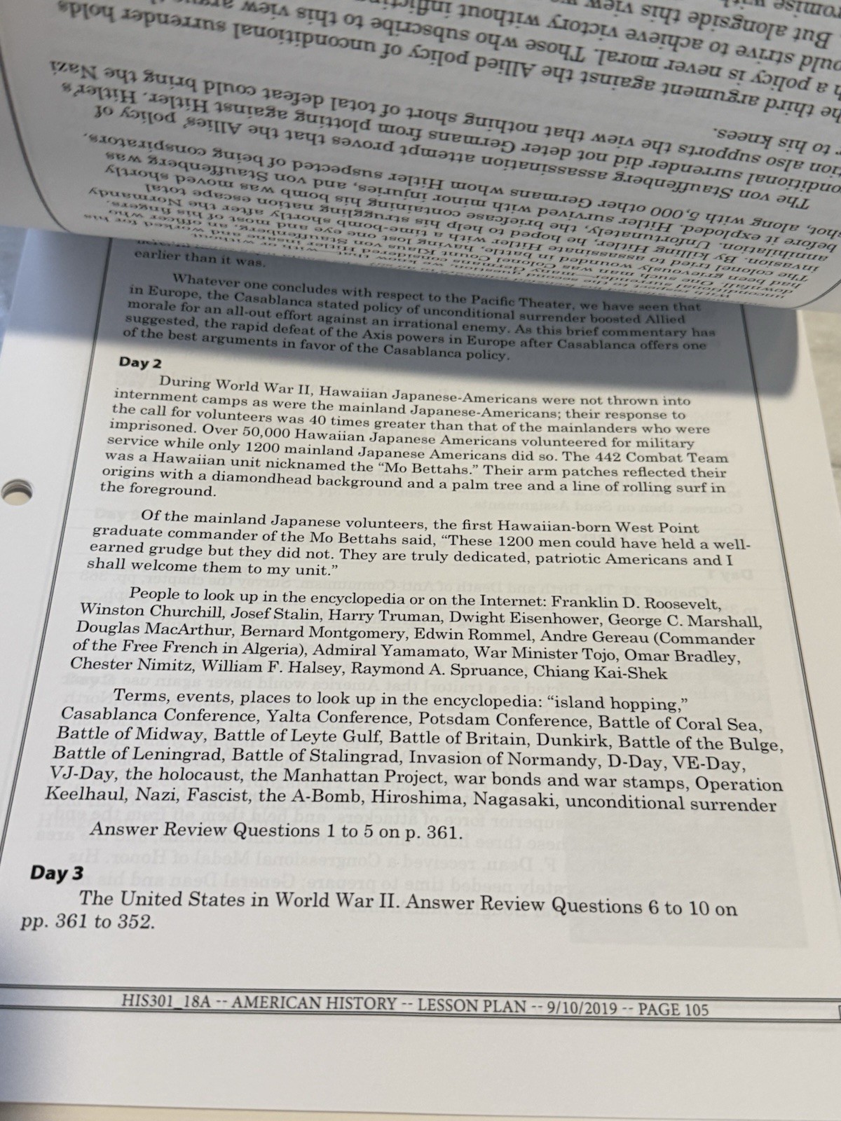 Seton Course Manual