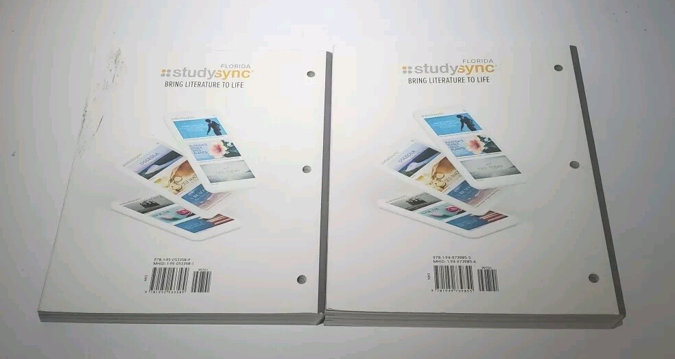 NEW Florida Study Sync 12th Grade English 4 Student Edition Set Volumes 1 & 2