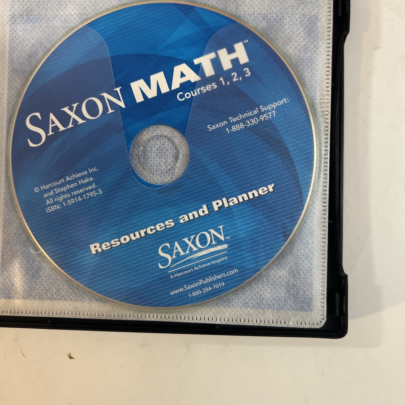 Saxon Math Course 3, Teacher Technology Resource Package, Grade 8