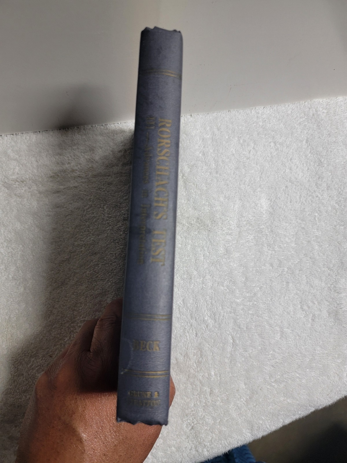 Rorschachs Test 3. Advanced In Interpretation 1952 LIKE NEW!