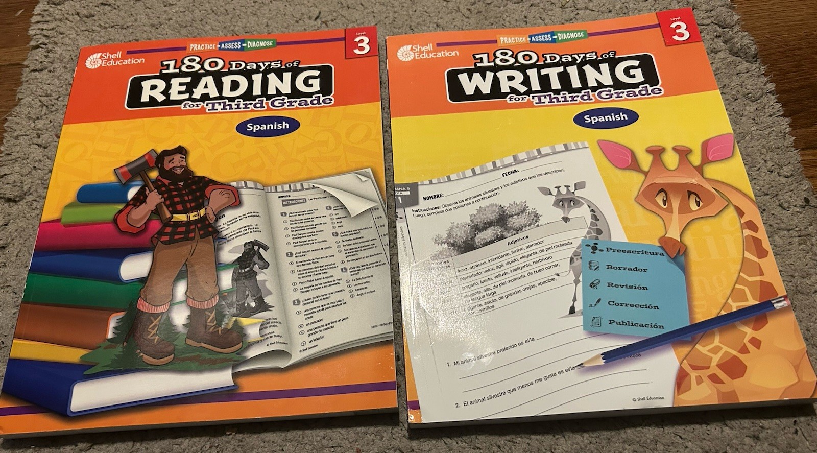 Shell Education 180 Days Of Reading And Writing For 3rd Grade Spanish Version