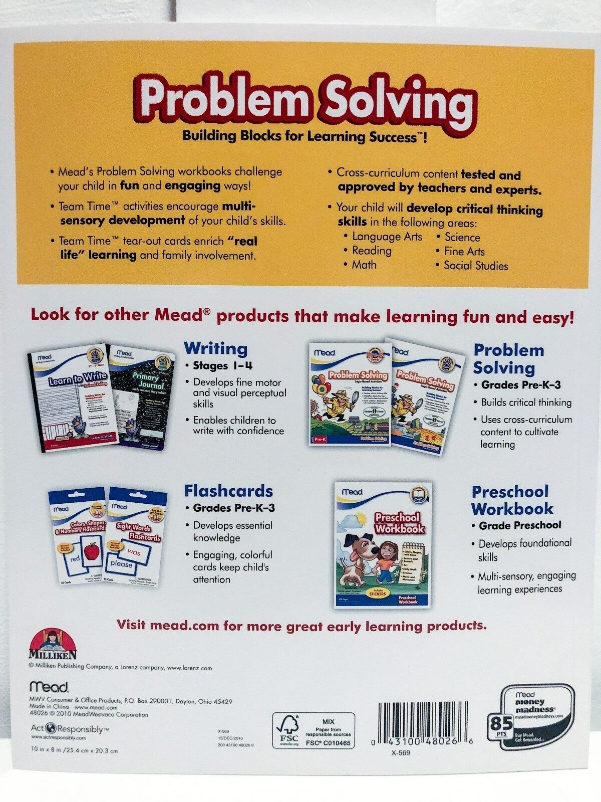 Workbook for Kids Problem Solving Work Book for Pre K Kindergarten Age 3 4 5