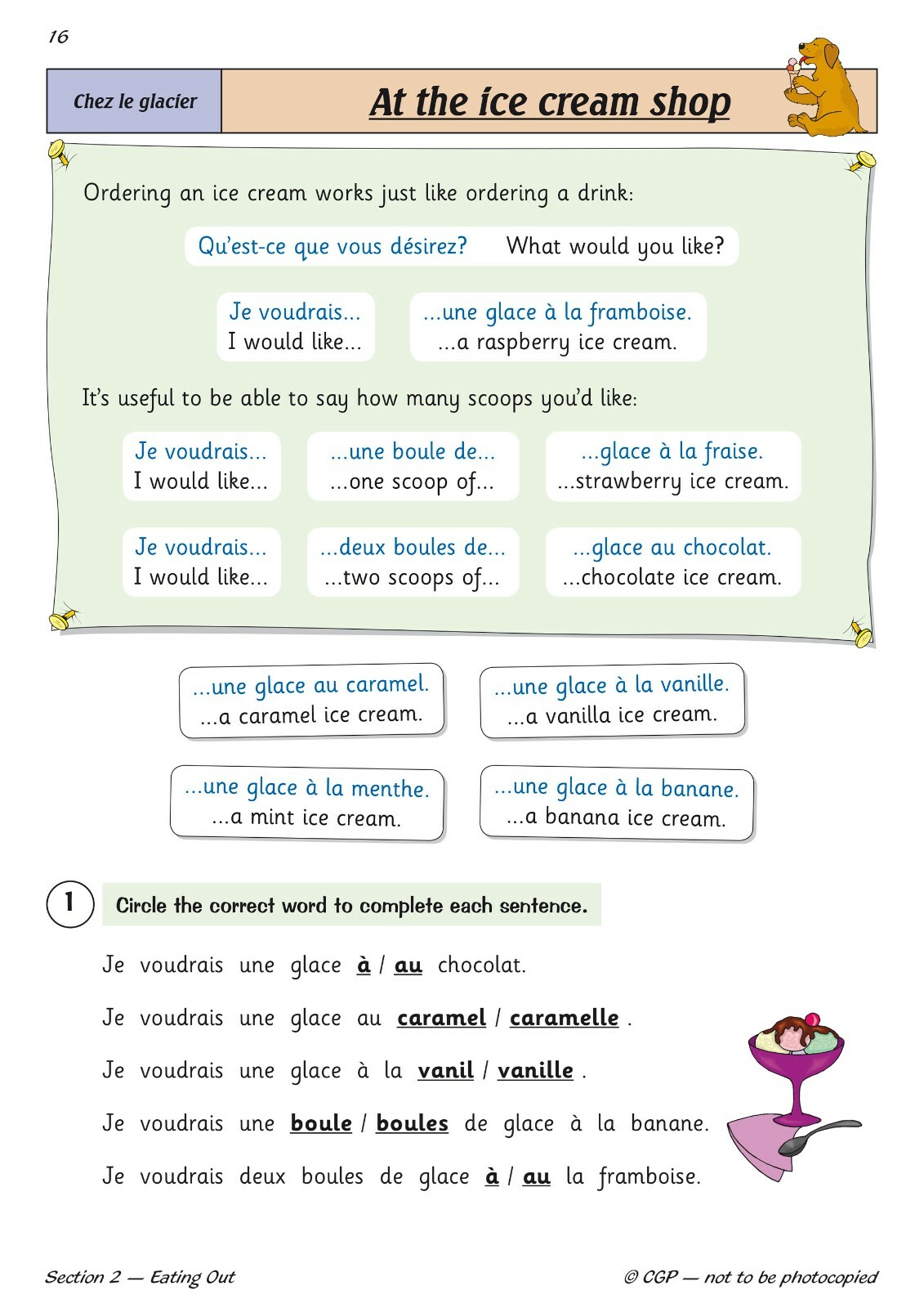 KS2 Year 5 French Targeted Question Book with Answer Ages 9-10 CGP