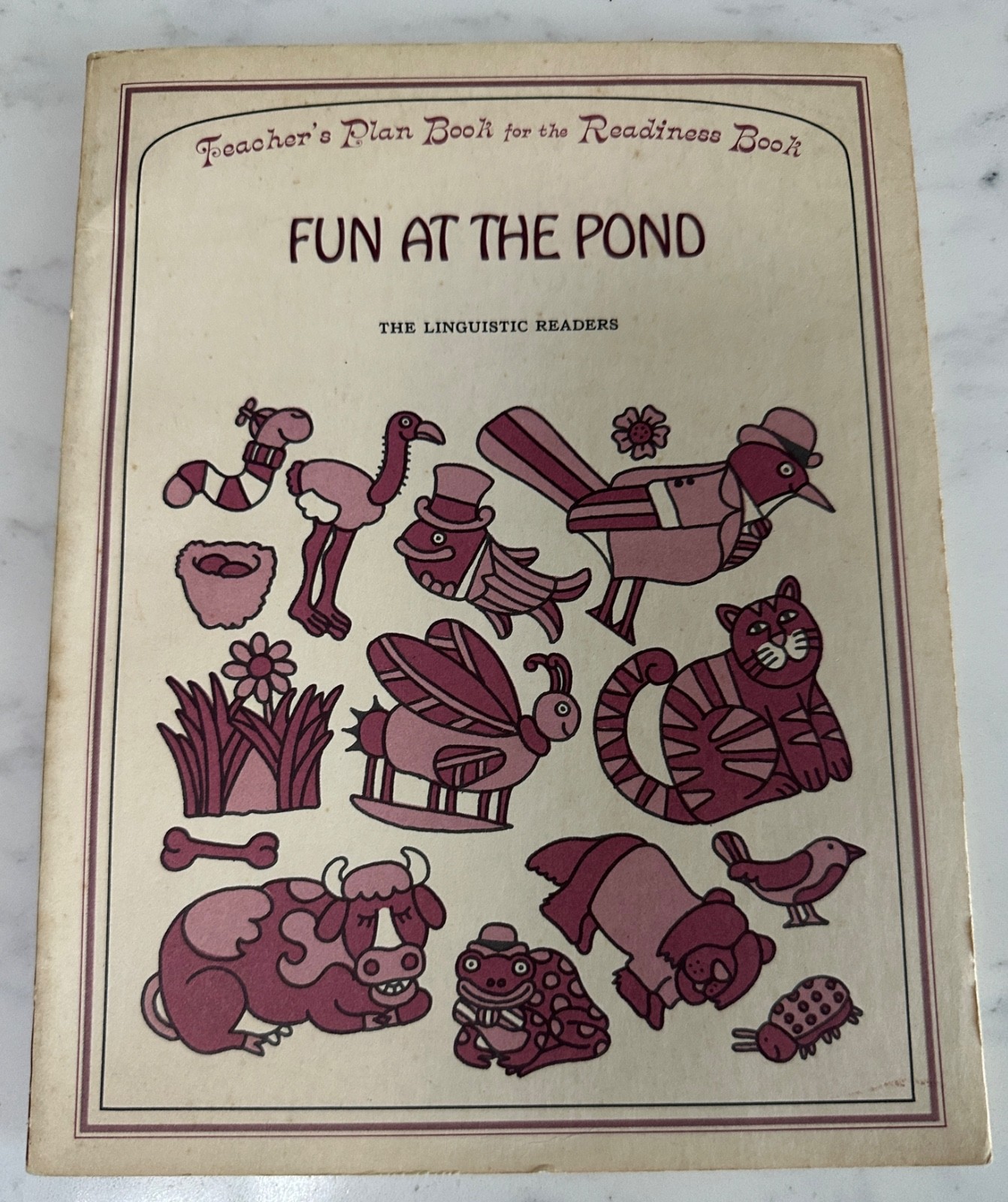 Vintage 1966 Fun at the Pond ~ Teachers Plan book for the readiness book