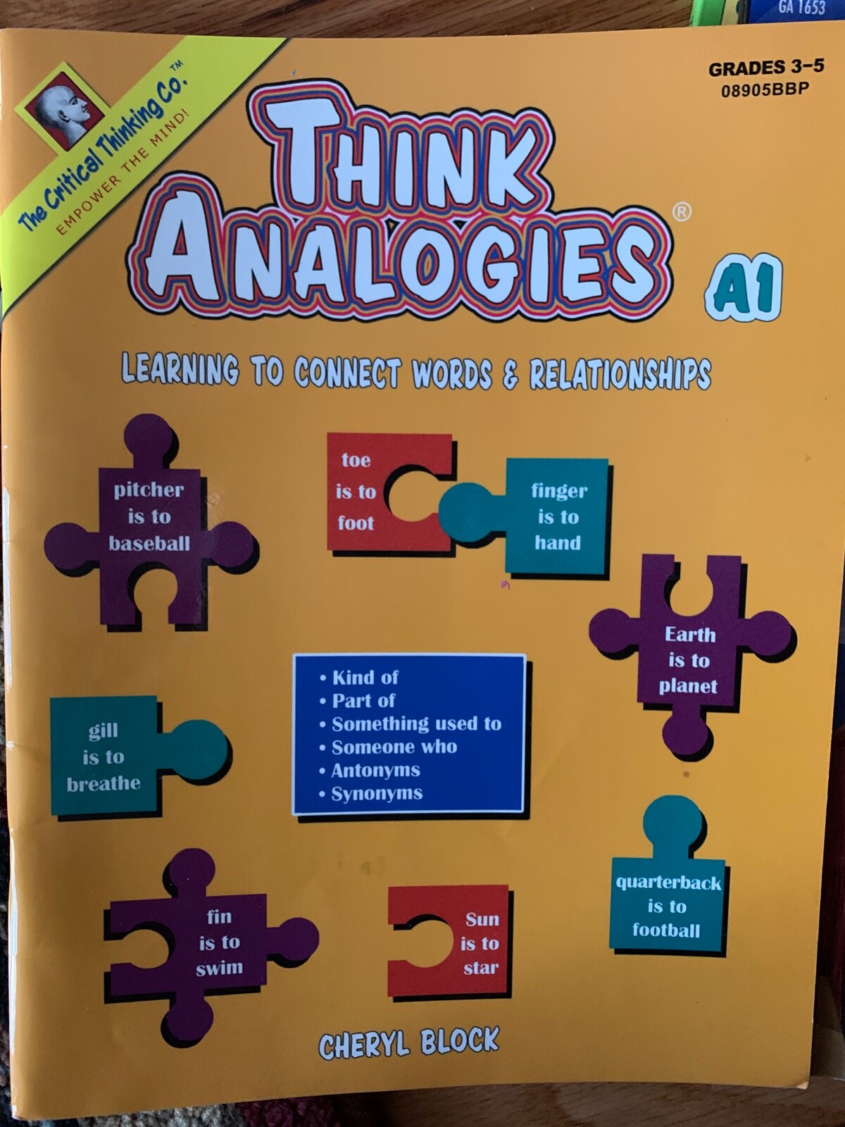 Critical Thinking Co Math detective  Analogies Gifted and Talented 4 Book  Cogat