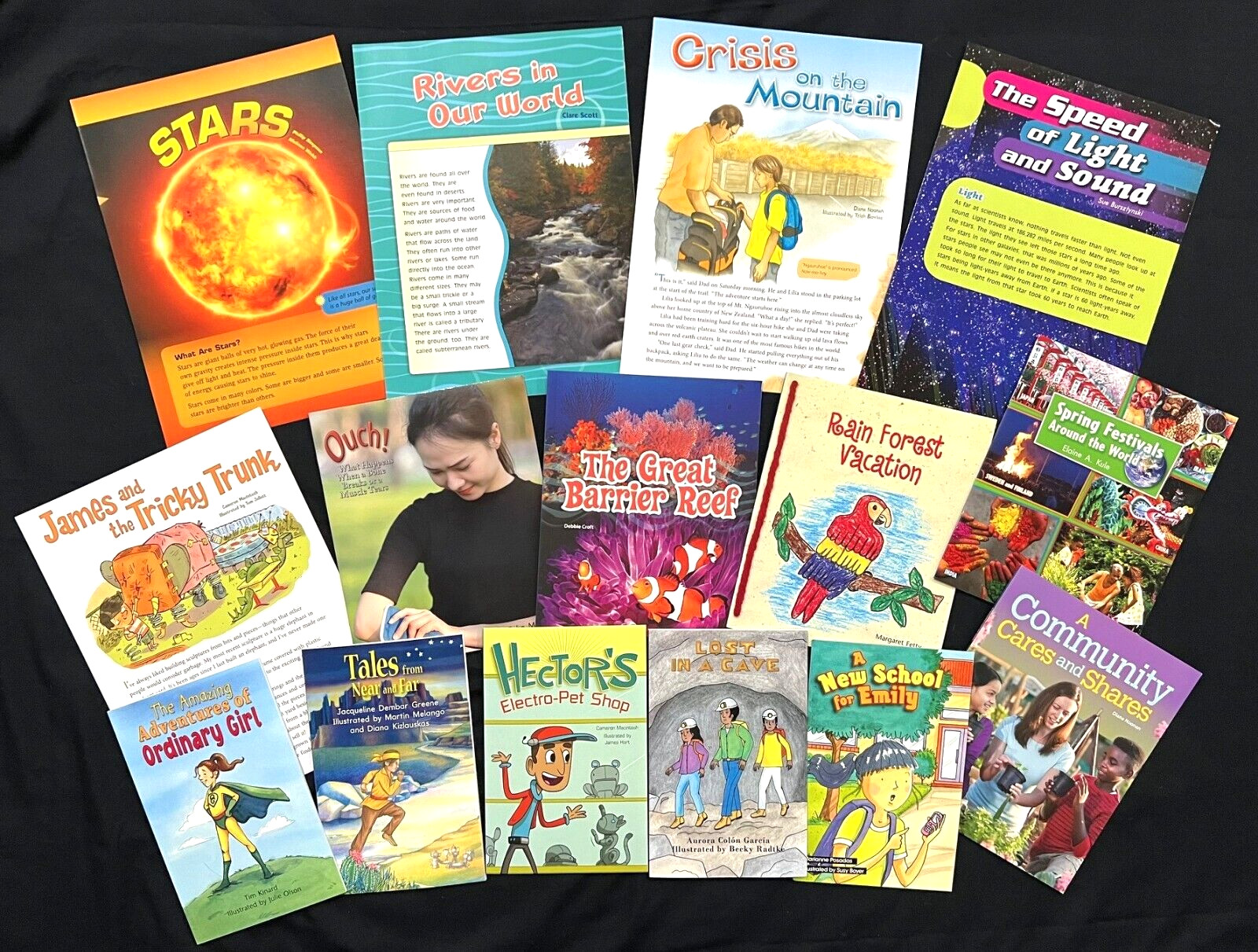 3rd – 4th Grade – RIGBY – LEVELED LIBRARY (Level P) (15 readers/folders) (2020)