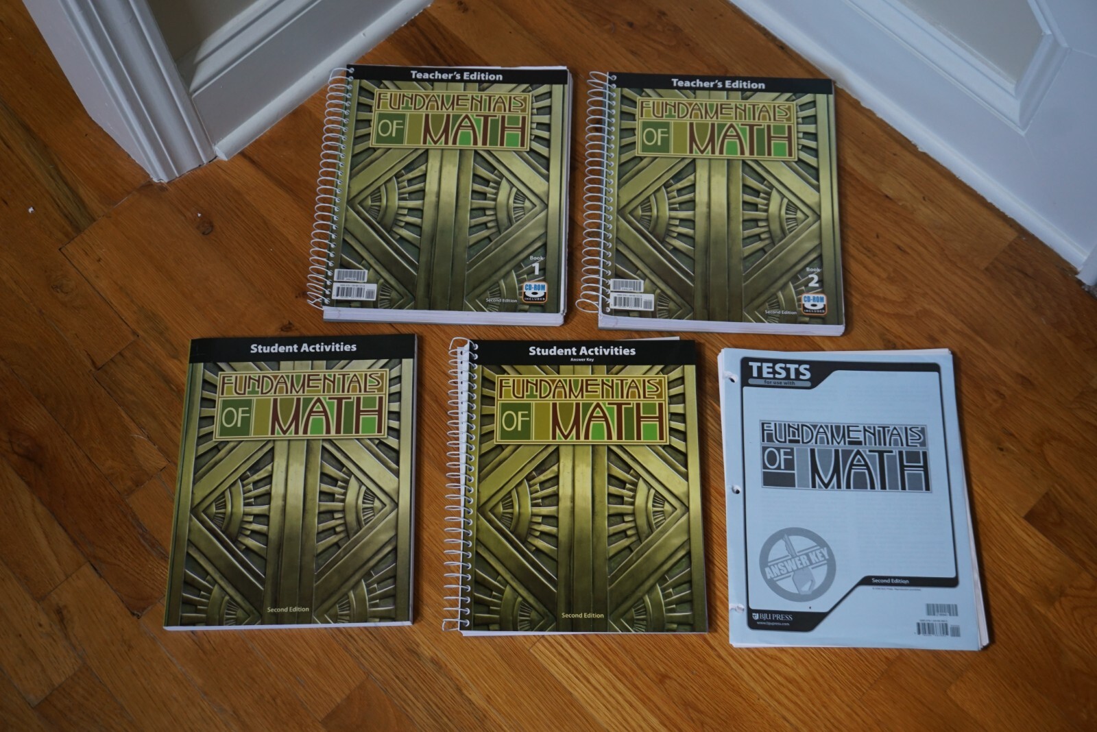 Fundamentals of Math Teacher’s Ed. Books 1&2 Student Activities Books,Answer Key