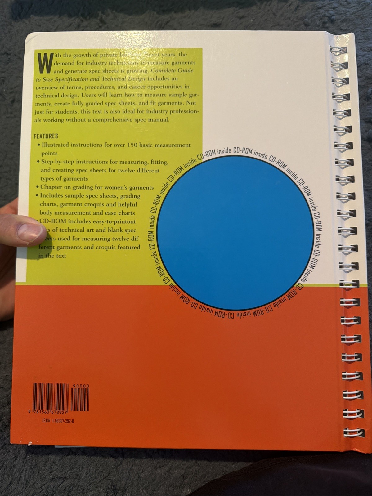 Complete Guide to Size Specification and Technical Design – hardcover C-413
