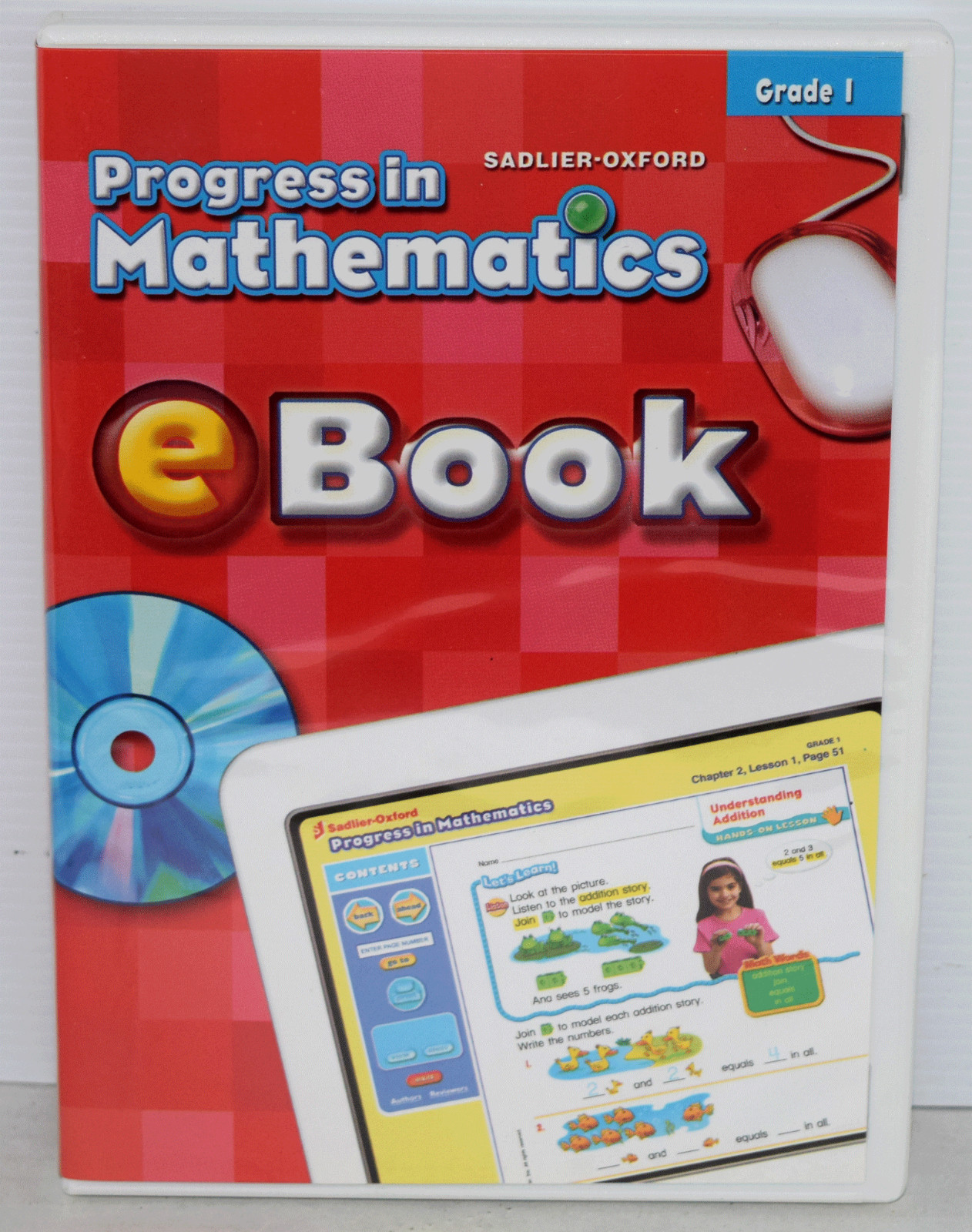 Sadlier- Oxford Progress in Mathematics Grade 1 CD-ROM FREE SHIPPING !!