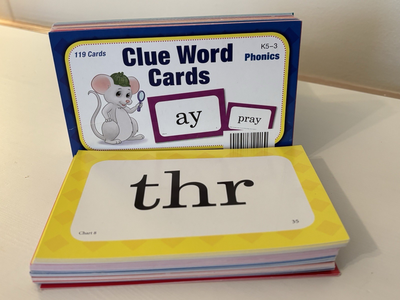 Abeka Homeschool Kindergarten Clue Word Cards Flashcards Teaching Aid A Beka