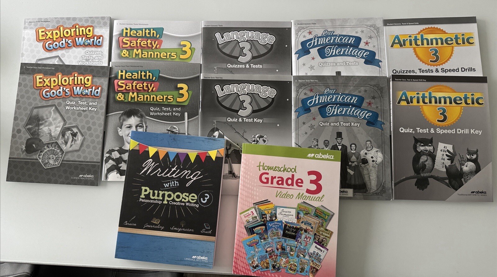 Abeka Grade 3 Video Independent Study Test Kit
