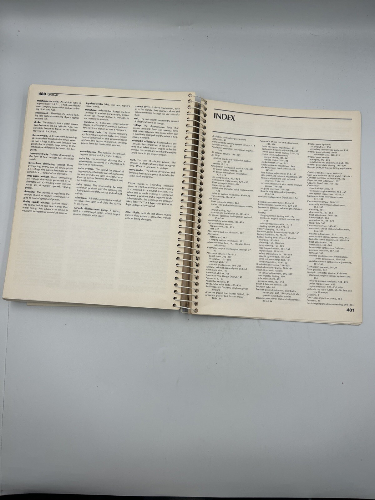 Ken Layne Automotive Engine Performance Tune-Up Test Service Practice Manual