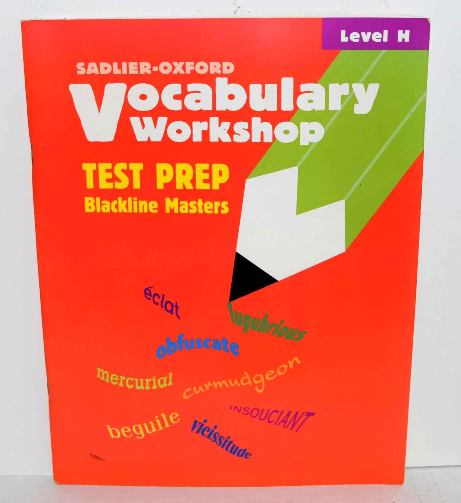 Sadlier VOCABULARY WORKSHOP LEVEL H Test Prep Blackline Masters FREE SHIPPING