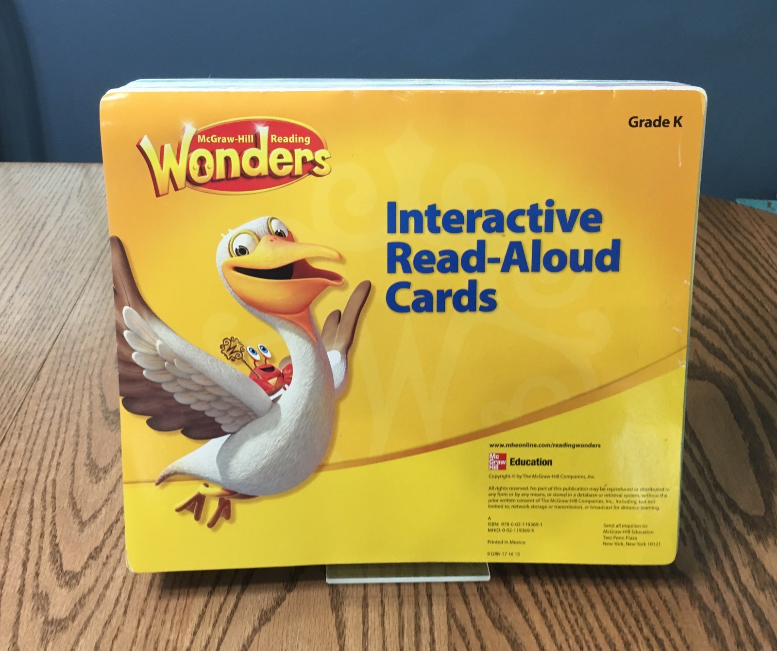 MCGRAW HILL READING WONDERS INTERACTIVE READ ALOUD CARDS / KINDERGARTEN