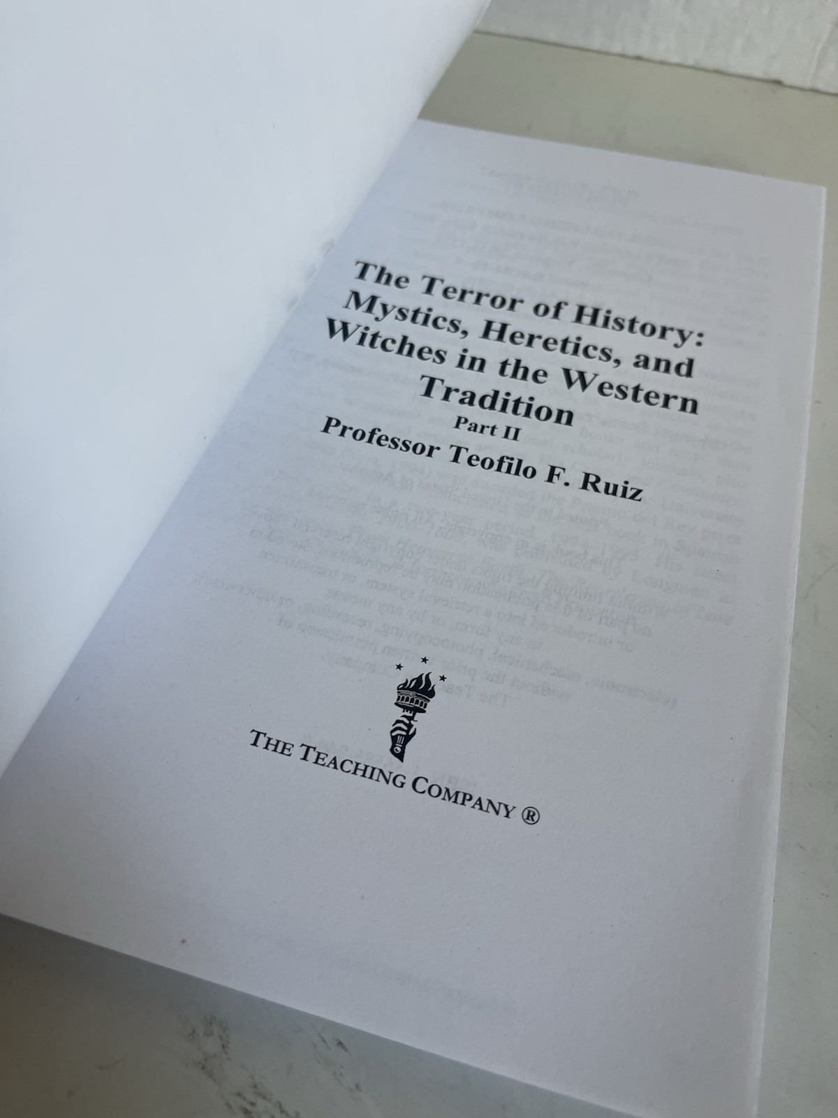 The Great Courses Lecture Transcripts Guidebook TERROR OF HISTORY Witches Part 2