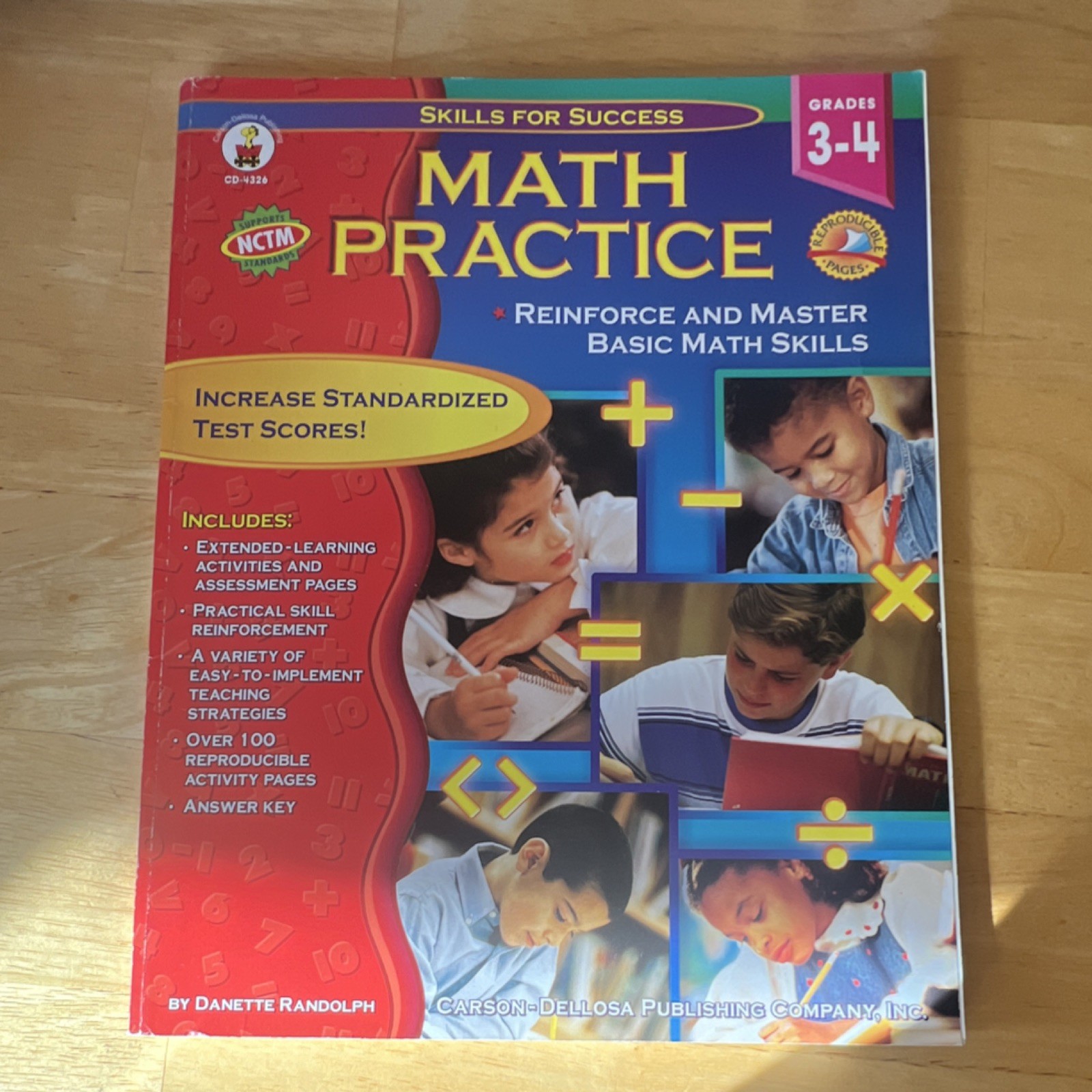 Carson-Dellosa Skills for Success Math Workbook Grades 3-4 with Answer Key