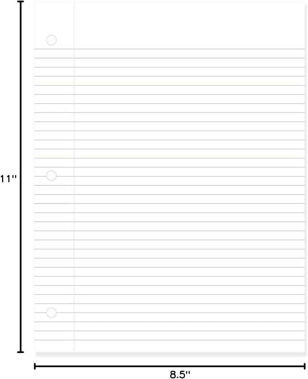 Loose Leaf Notebook Paper – 400 Sheets, College Ruled for Optimal Note Taking