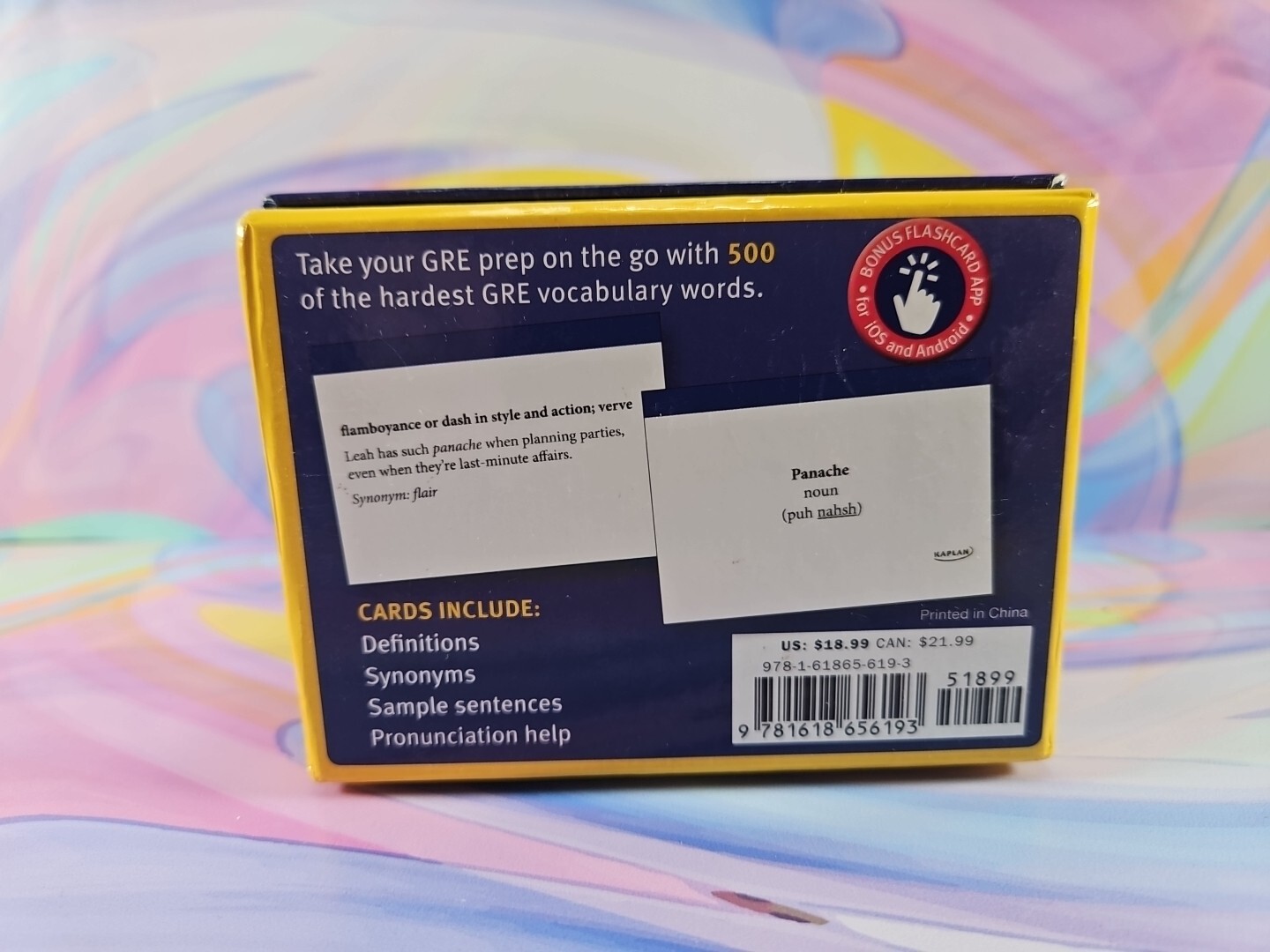 Kaplan GRE Flashcards: 4th Edition 500 Vocabulary Words